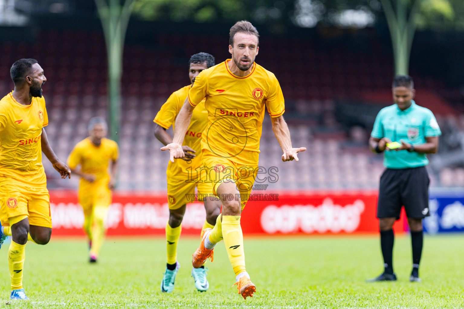 Club P.K vs Victory Sports Club in Day 3 of Second Division 2023 in Male' Maldives on Thursday, 28th December 2023. Photos: Nausham Waheed / images.mv