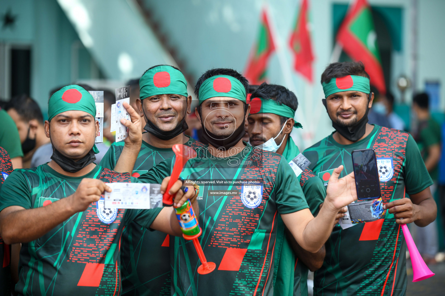 Bangladesh vs India in SAFF Championship 2021 held on 1st October 2021 in Galolhu National Stadium, Male', Maldives