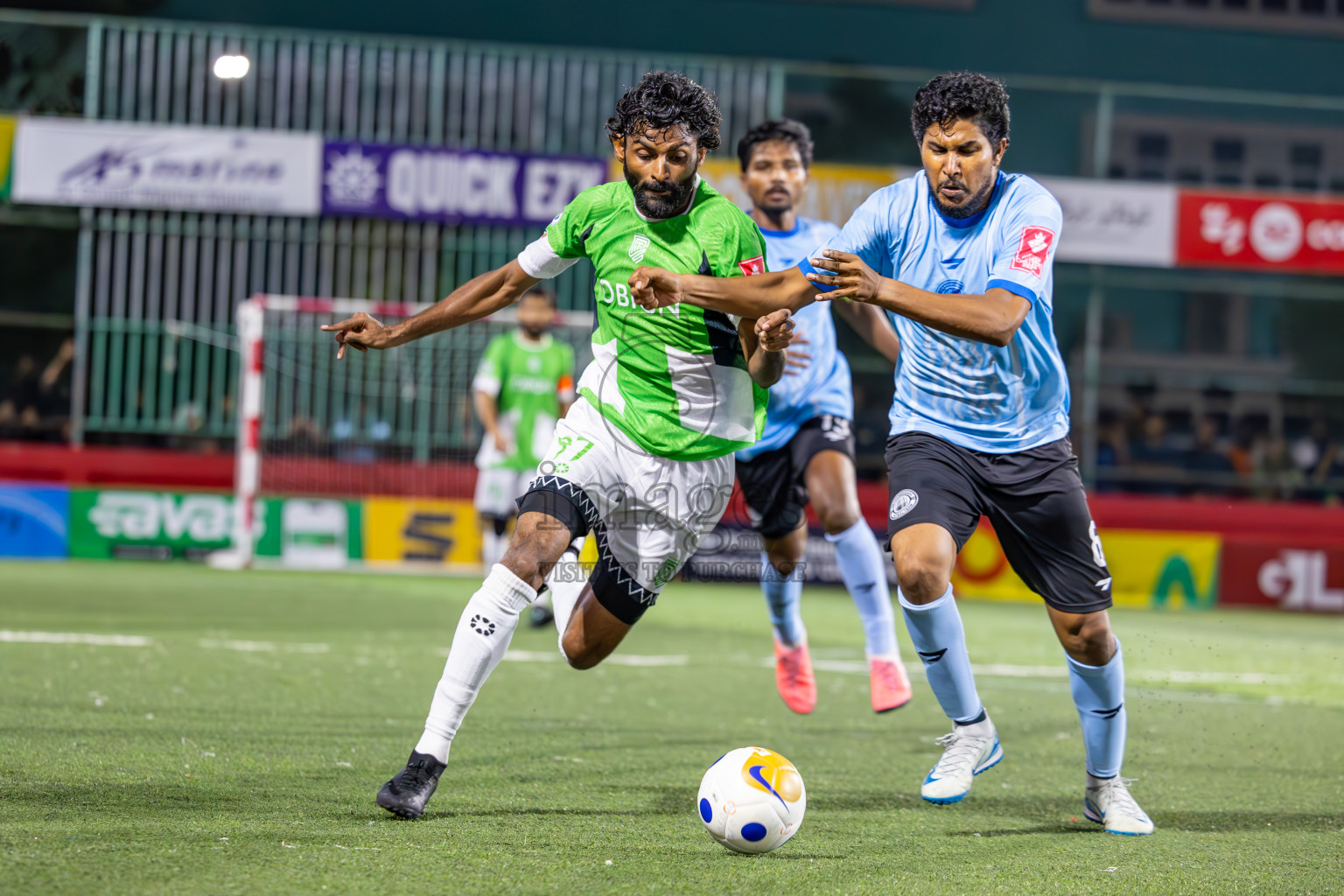 HDh Naivaadhoo vs HDh Neykurendhoo in Haa Dhaalu Atoll Finals Day 28 of Golden Futsal Challenge 2025 was held on Saturday , 1st February 2025, in Hulhumale', Maldives. Photos: Ismail Thoriq / images.mv
