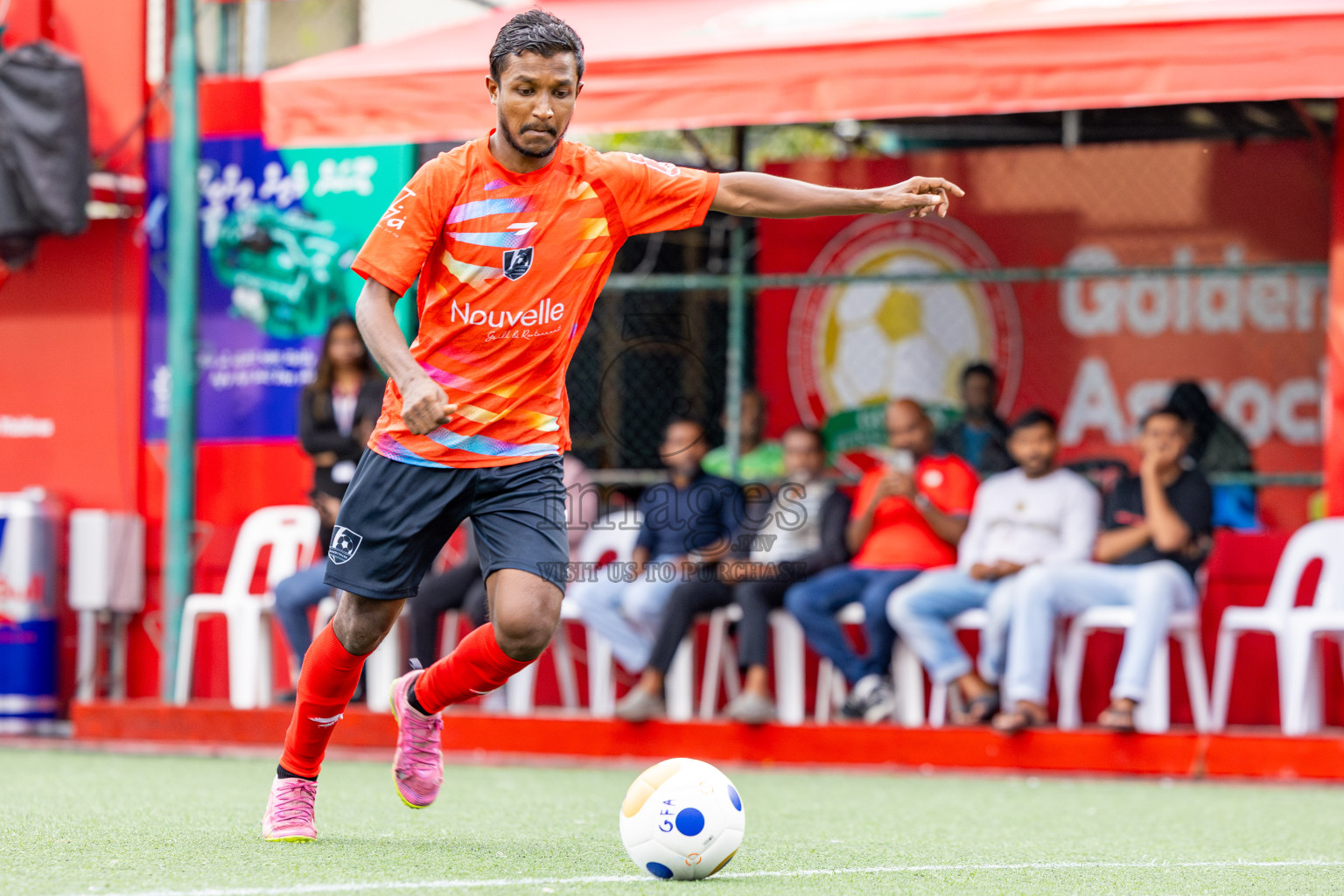 Sh Kanditheemu vs Sh Milandhoo in Day 21 of Golden Futsal Challenge 2025 was held on Saturday , 25th January 2025, in Hulhumale', Maldives.
Photos: Ismail Thoriq / images.mv