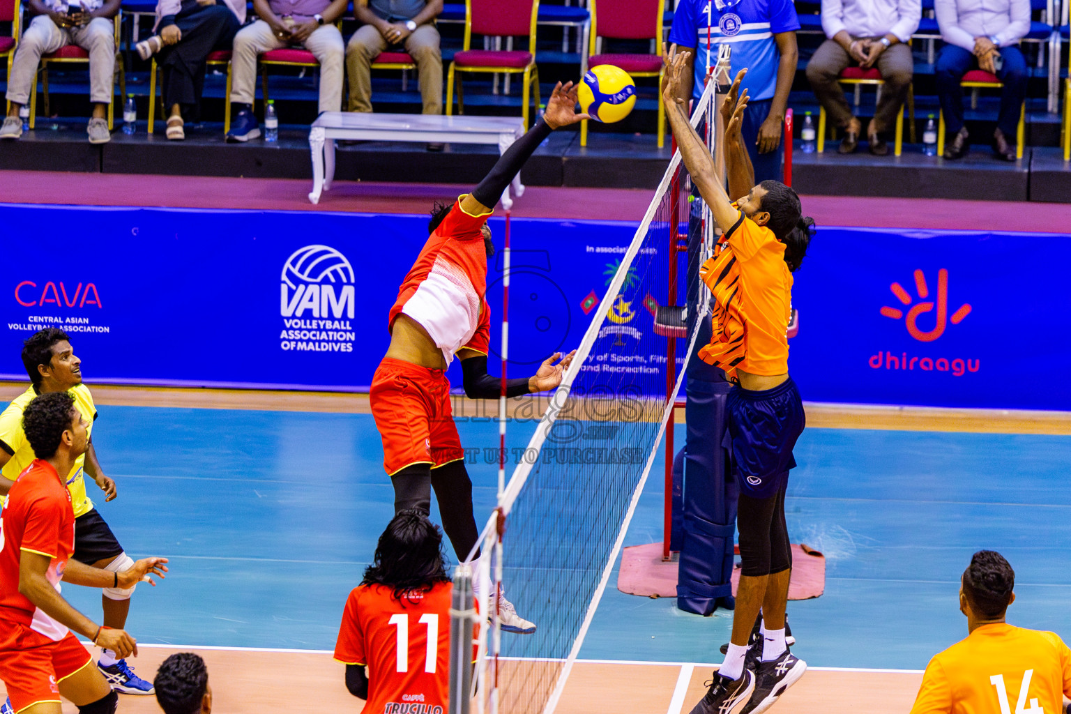 Day 1 of MILO VAM Cup 2024 Men's Division was held in Social Center Indoor Hall on Monday, 28th October 2024. Photos: Nausham Waheed / images.mv