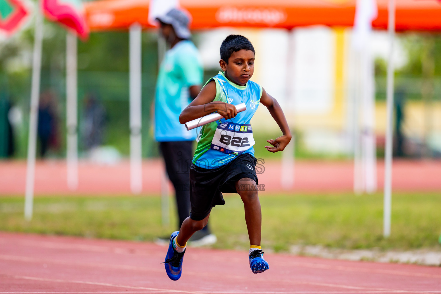 Day 5 of MWSC Interschool Athletics Championships 2024 held in Hulhumale Running Track, Hulhumale, Maldives on Wednesday, 13th November 2024. Photos by: Nausham Waheed / Images.mv