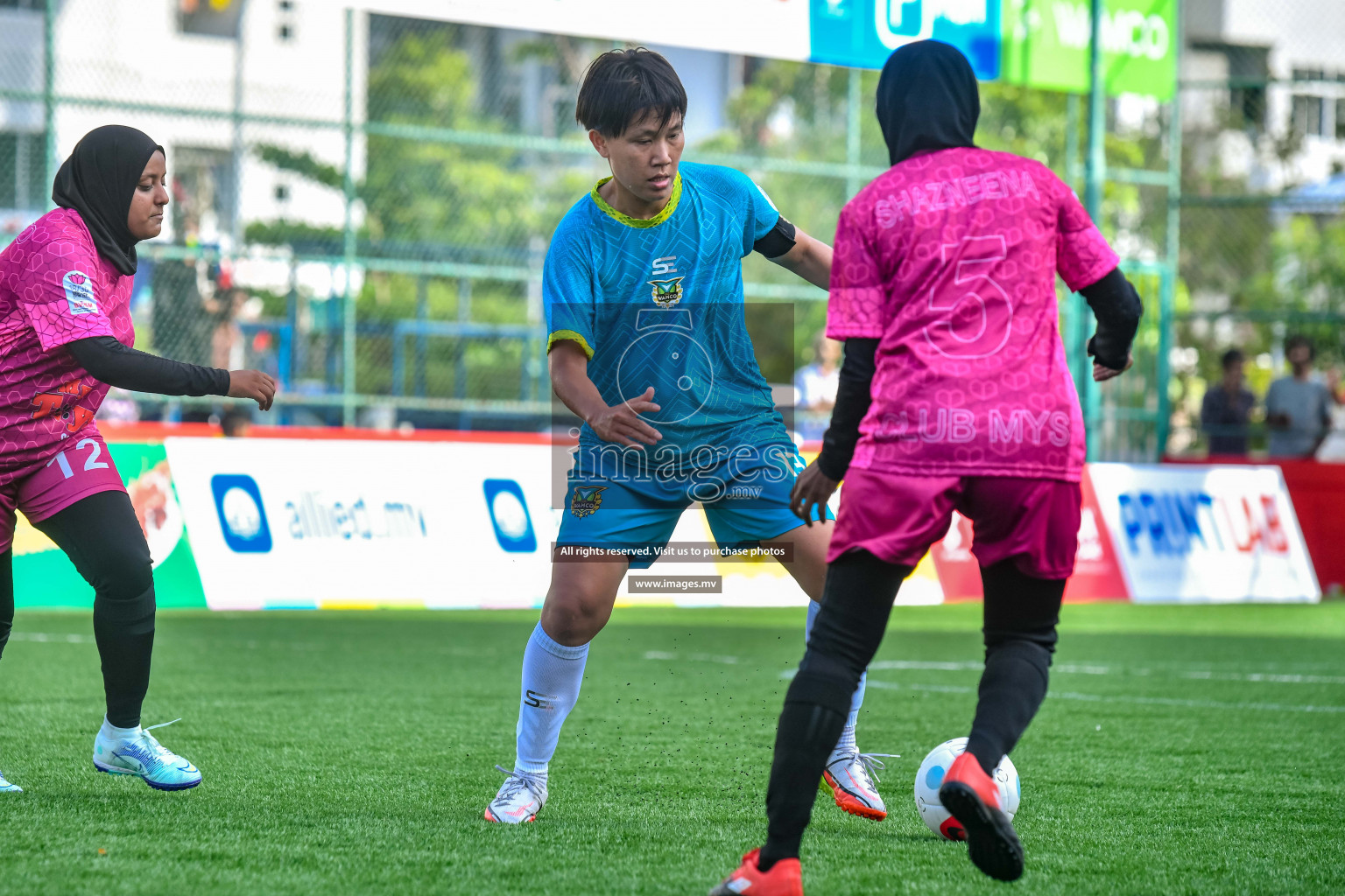 WAMCO vs Club MYS in Eighteen Thirty Women's Futsal Fiesta 2022 was held in Hulhumale', Maldives on Wednesday, 12th October 2022. Photos: Nausham Waheed / images.mv