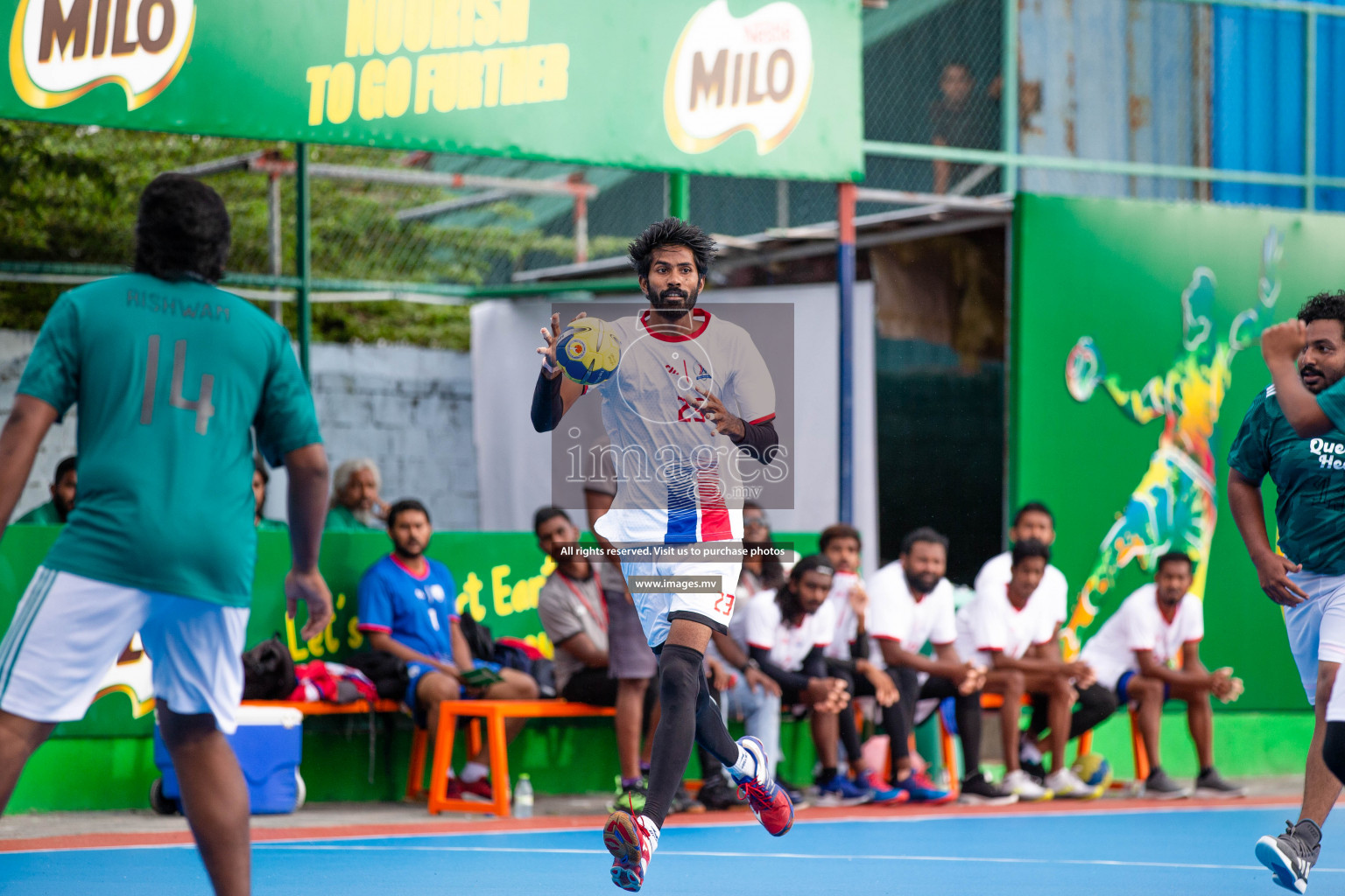 Milo 8th National Handball Tournament Day3, 17th December 2021, at Handball Ground, Male', Maldives. Photos by Shuu Abdul Sattar