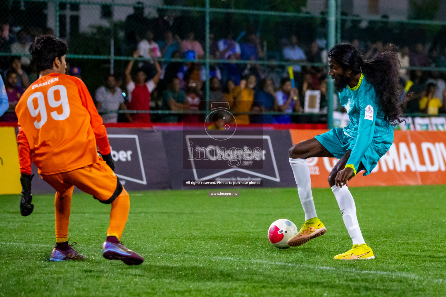 WAMCO vs MIFCO RC in Club Maldives Cup 2022 was held in Hulhumale', Maldives on Monday, 17th October 2022. Photos: Hassan Simah/ images.mv