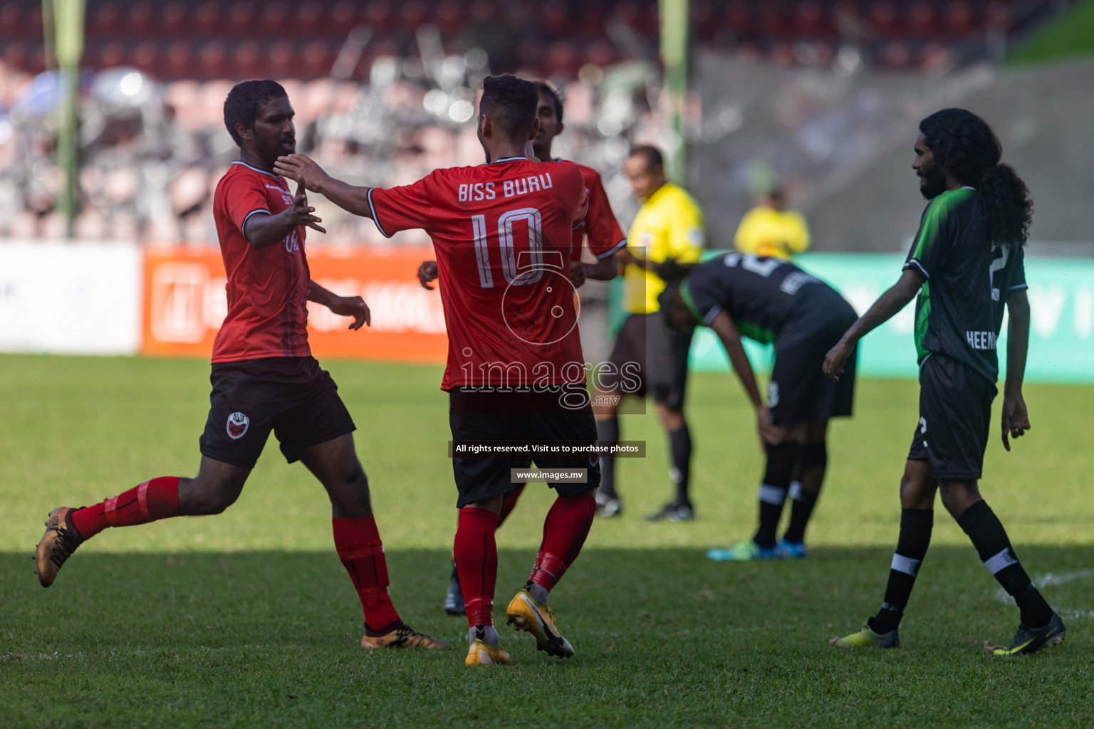 Biss Buru Sports vs JJ Sports Club  in 2nd Division 2022 on 14th July 2022, held in National Football Stadium, Male', Maldives Photos: Hassan Simah / Images.mv