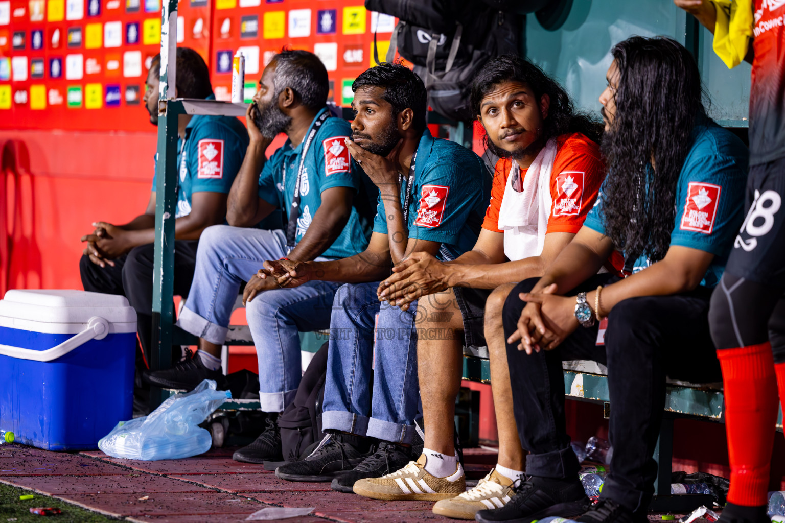 L Gan vs L Maabaidhoo in Day 14 of Golden Futsal Challenge 2025 was held on Saturday, 18th January 2025, in Hulhumale', Maldives. Photos: Ismail Thoriq / images.mv