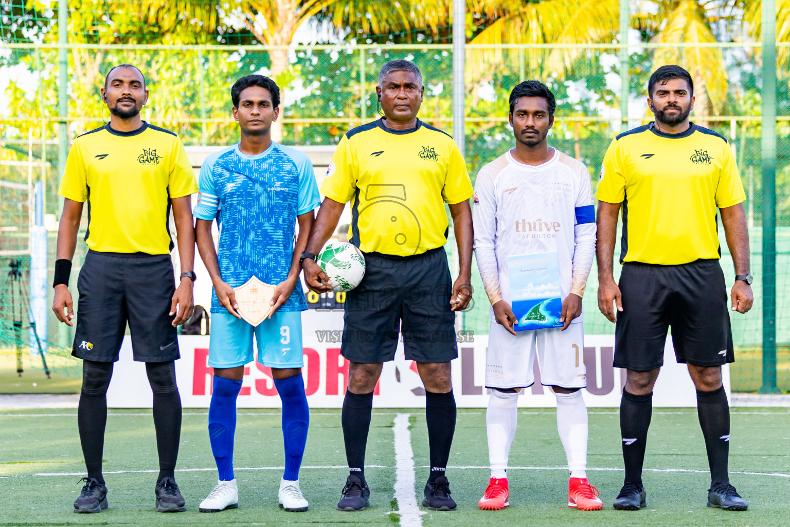 Conrad vs Kuramathi in Day 5 of Resort League 2025 (Ari Zone) was held on Tuesday, 24th June 2025 in Conrad Maldives Rangali Island, Alif Dhaalu Atoll, Maldives. Photos: Nausham Waheed / images.mv