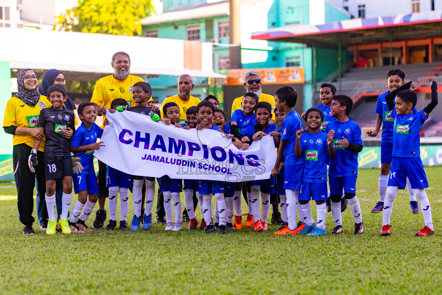 Day 2 of MILO Kids Football Fiesta was held at National Stadium in Male', Maldives on Saturday, 24th February 2024.