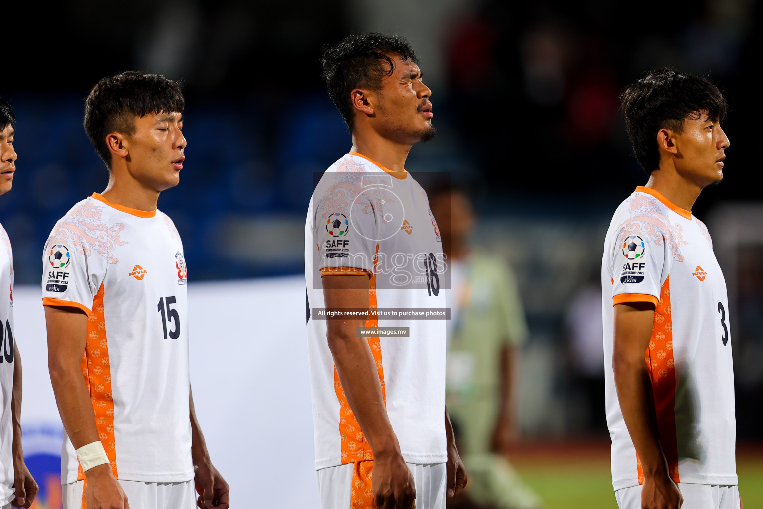 Bhutan vs Bangladesh in SAFF Championship 2023 held in Sree Kanteerava Stadium, Bengaluru, India, on Wednesday, 28th June 2023. Photos: Nausham Waheed, Hassan Simah / images.mv