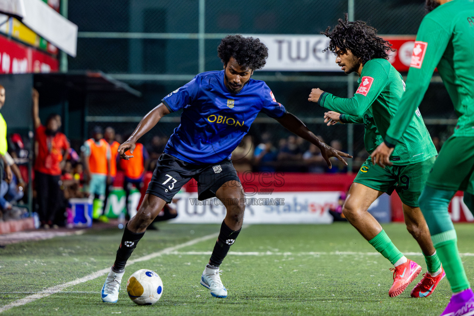 HA Vashafaru vs HDh Naivaadhoo in zone round on Day 31 of Golden Futsal Challenge 2025 was held on Tuesday , 4th February 2025, in Hulhumale', Maldives. Photos: Nausham Waheed / images.mv