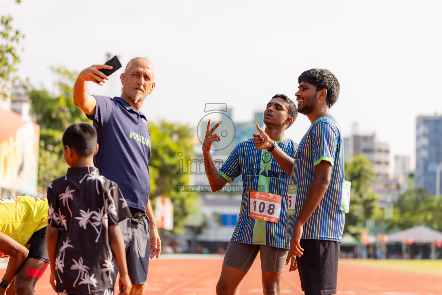 Day 1 of National Athletics Championship 2025 was held at Ekuveni Running Ground in Male', Maldives on Thursday, 14th August 2025. Photos: Hasni / images.mv