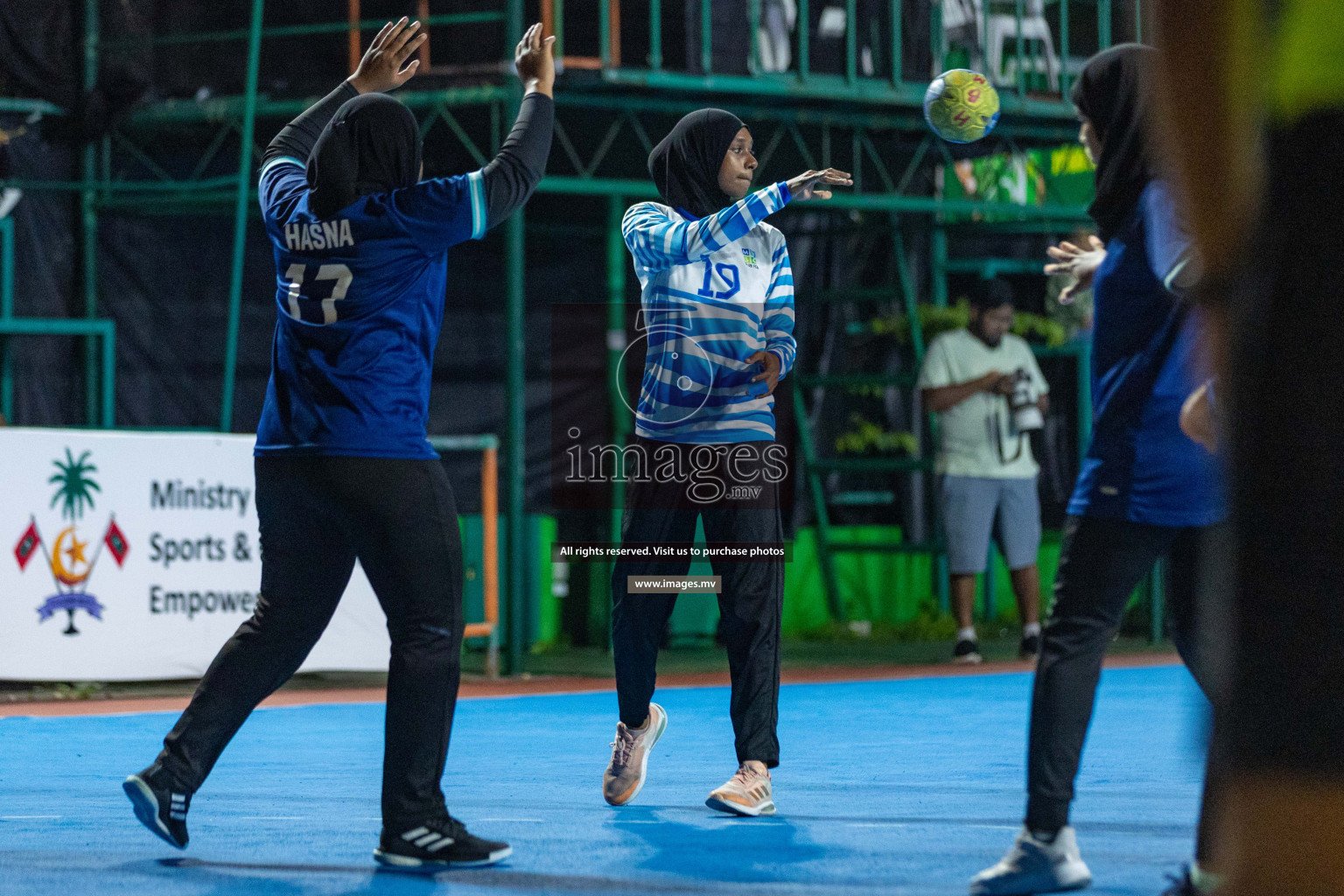 Quarter Final of 7th Inter-Office/Company Handball Tournament 2023, held in Handball ground, Male', Maldives on Friday, 20th October 2023 Photos: Nausham Waheed/ Images.mv