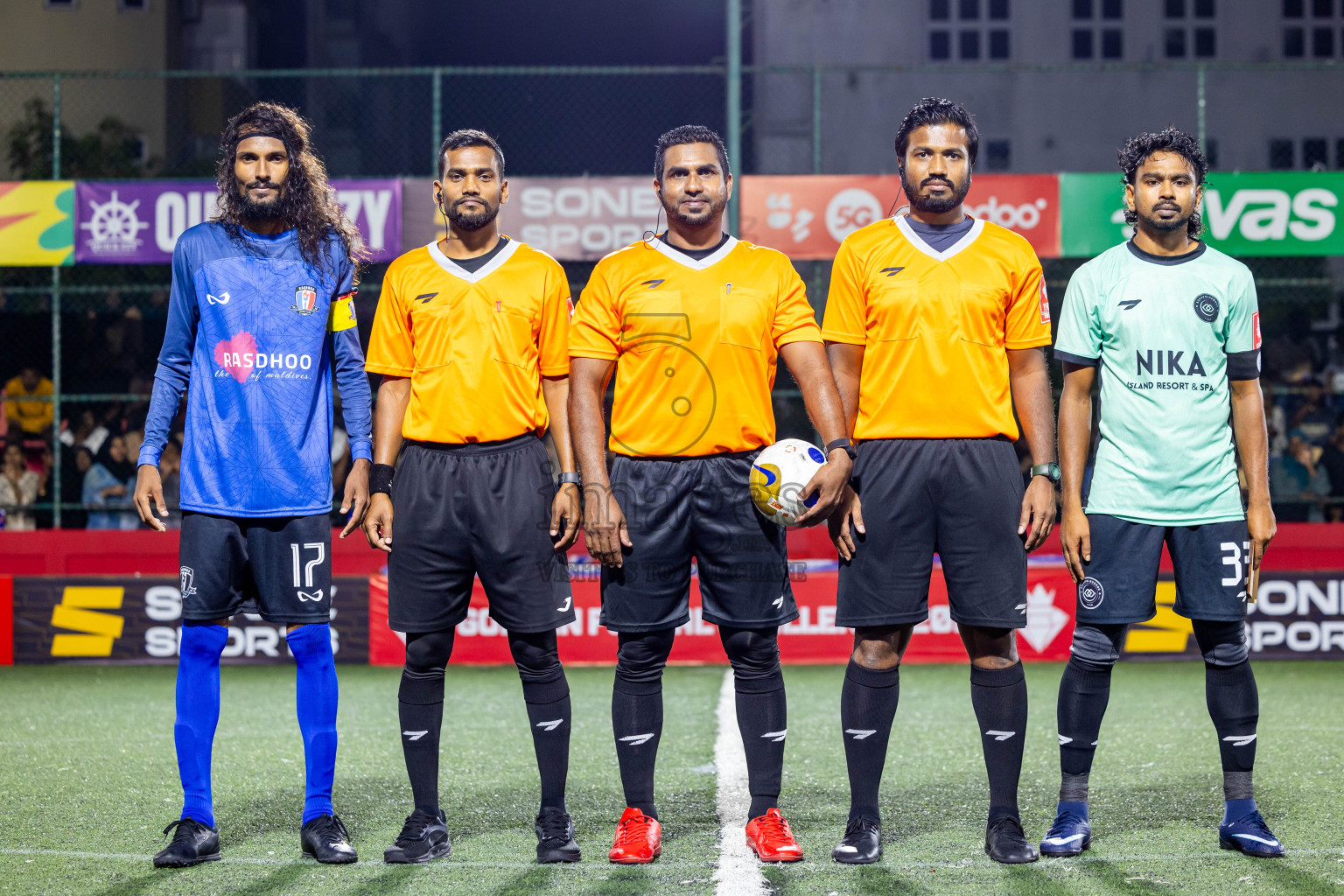 AA Rasdhoo vs AA Bodufolhudhoo in Day 11 of Golden Futsal Challenge 2025 was held on Wednesday, 15th January 2025, in Hulhumale', Maldives Photos: Nausham Waheed / images.mv