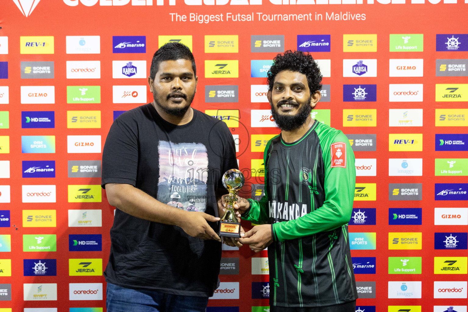 HA Thakandhoo vs HA Vashafaru in Day 9 of Golden Futsal Challenge 2024 was held on Tuesday, 23rd January 2024, in Hulhumale', Maldives Photos: Nausham Waheed / images.mv