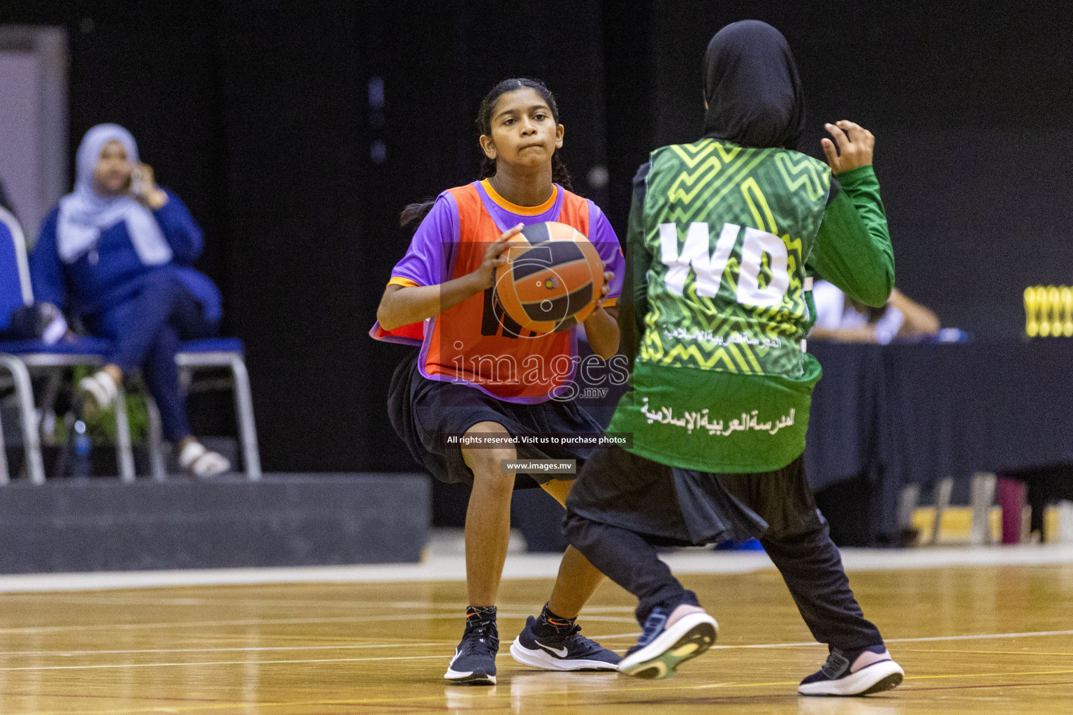 Day7 of 24th Interschool Netball Tournament 2023 was held in Social Center, Male', Maldives on 2nd November 2023. Photos: Nausham Waheed / images.mv