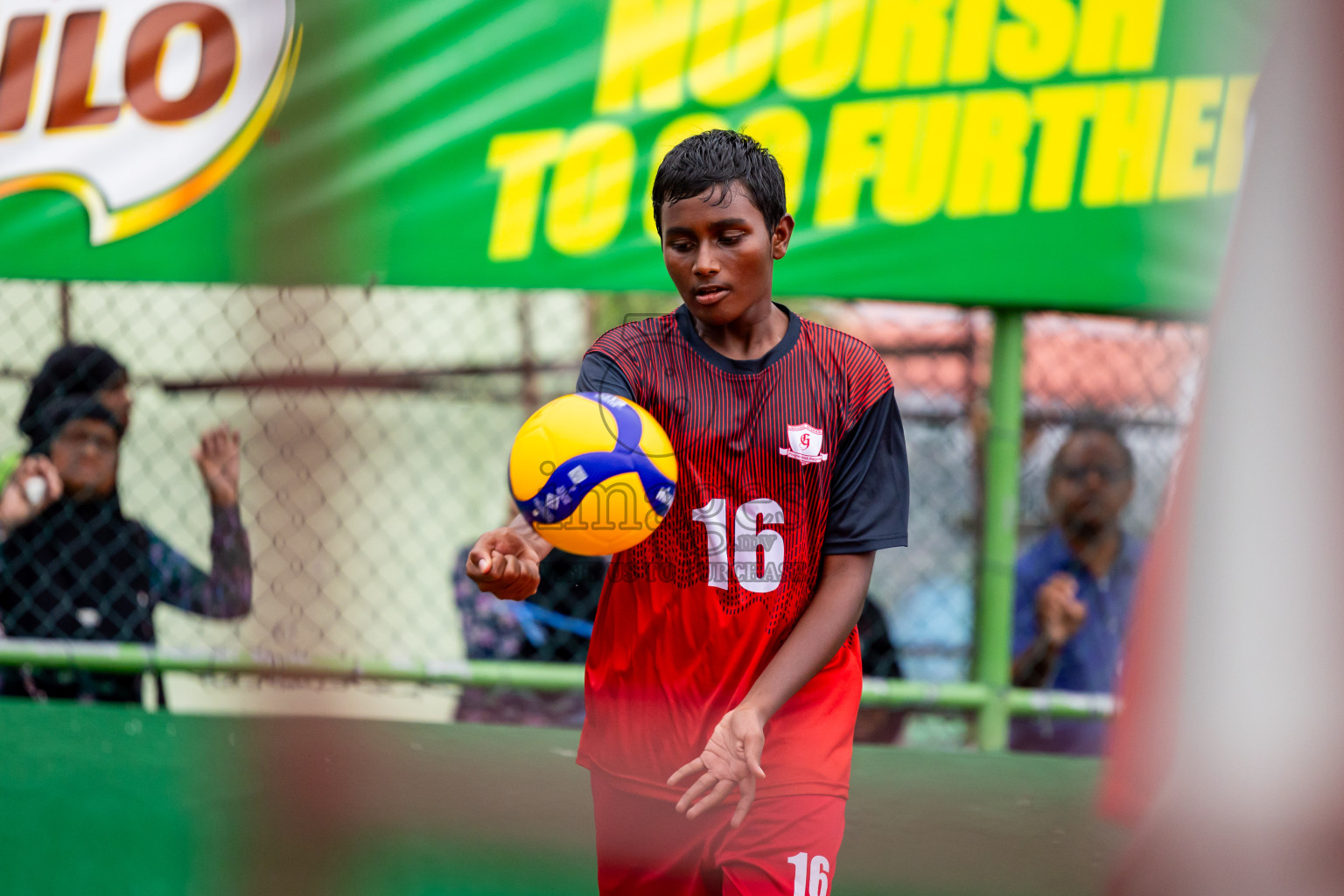 Day 2 of Interschool Volleyball Tournament 2024 was held in Ekuveni Volleyball Court at Male', Maldives on Sunday, 24th November 2024. Photos: Nausham Waheed / images.mv