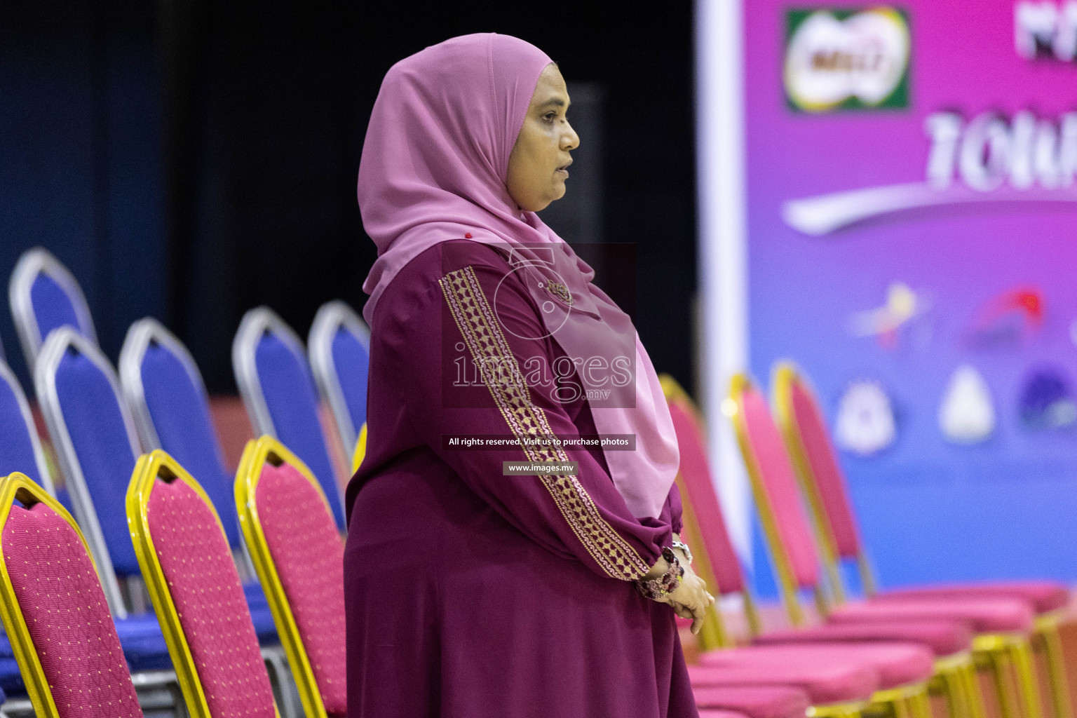 Youth United Sports Club vs Club Vyansa in the 2nd Division Final of Milo National Netball Tournament 2022 on 22nd July 2022 held in Social Center, Male', Maldives. Photographer: Shuu / images.mv