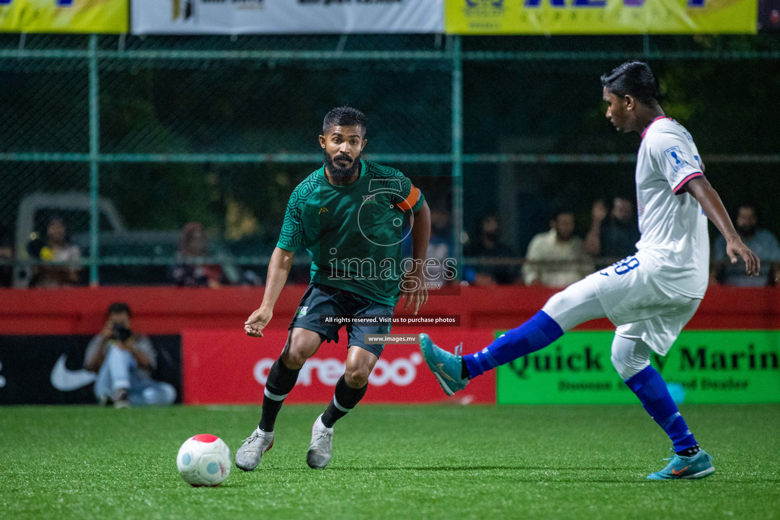 GA. Dhaandhoovs vs GA. Nilandhoo in Day 2 of Golden Futsal Challenge 2023 on 06 February 2023 in Hulhumale, Male, Maldives