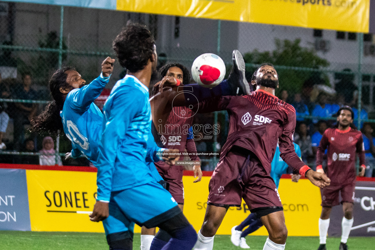 MACL vs Trade Club in Club Maldives Cup 2022 was held in Hulhumale', Maldives on Sunday, 9th October 2022. Photos: Hassan Simah / images.mv