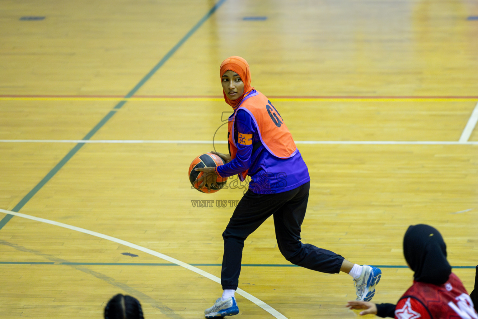 Day 13 of 25th Inter-School Netball Tournament was held in Social Center at Male', Maldives on Saturday, 24th August 2024. Photos: Mohamed Mahfooz Moosa / images.mv