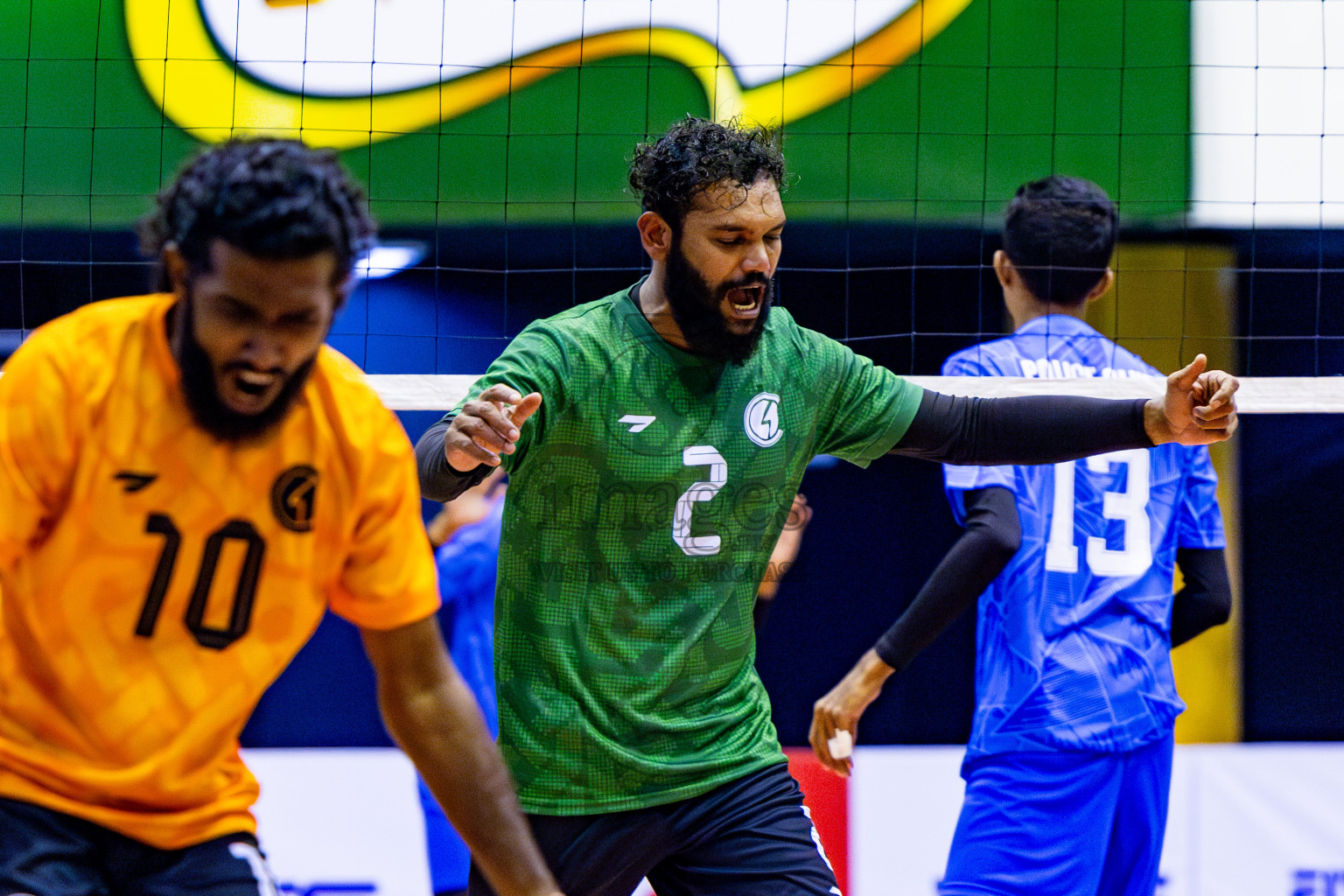 Police Club vs Club HDC in Semi Final of MILO VAM Cup 2024 Men's Division was held in Social Center Indoor Hall on Friday, 1st September 2024. Photos: Nausham Waheed / images.mv