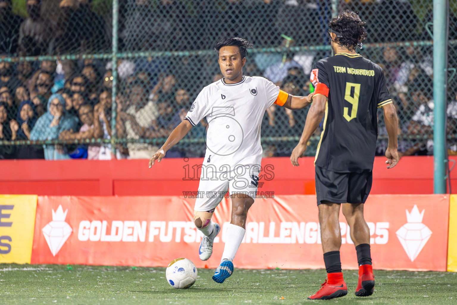 R Dhuvaafaru vs R Inguraidhoo in Raa Atoll Final in Day 24 of Golden Futsal Challenge 2025 was held on Tuesday , 28th January 2025, in Hulhumale', Maldives. Photos: Ismail Thoriq / images.mv