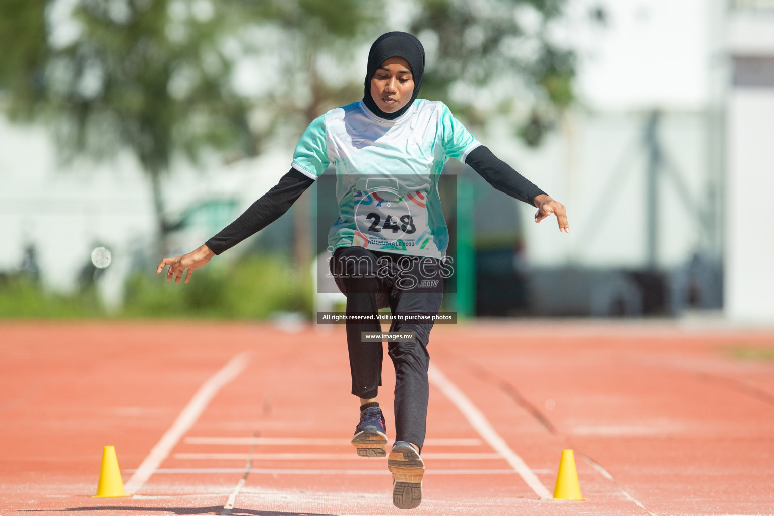 Day four of Inter School Athletics Championship 2023 was held at Hulhumale' Running Track at Hulhumale', Maldives on Wednesday, 17th May 2023. Photos: Nausham Waheed/ images.mv