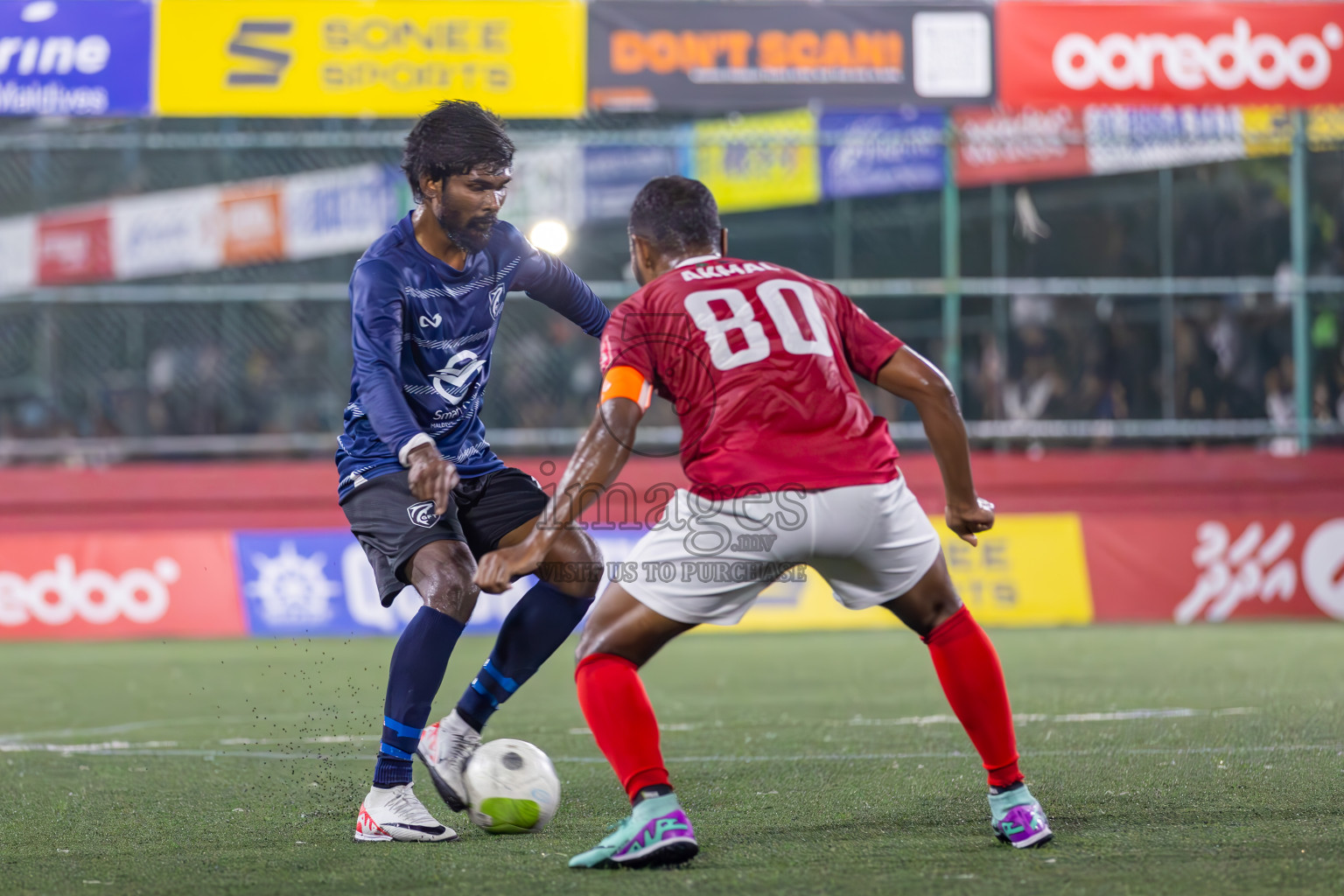 K Gaafaru vs K Kaashidhoo on Day 34 of Golden Futsal Challenge 2024 was held on Monday, 19th February 2024, in Hulhumale', Maldives
Photos: Ismail Thoriq / images.mv