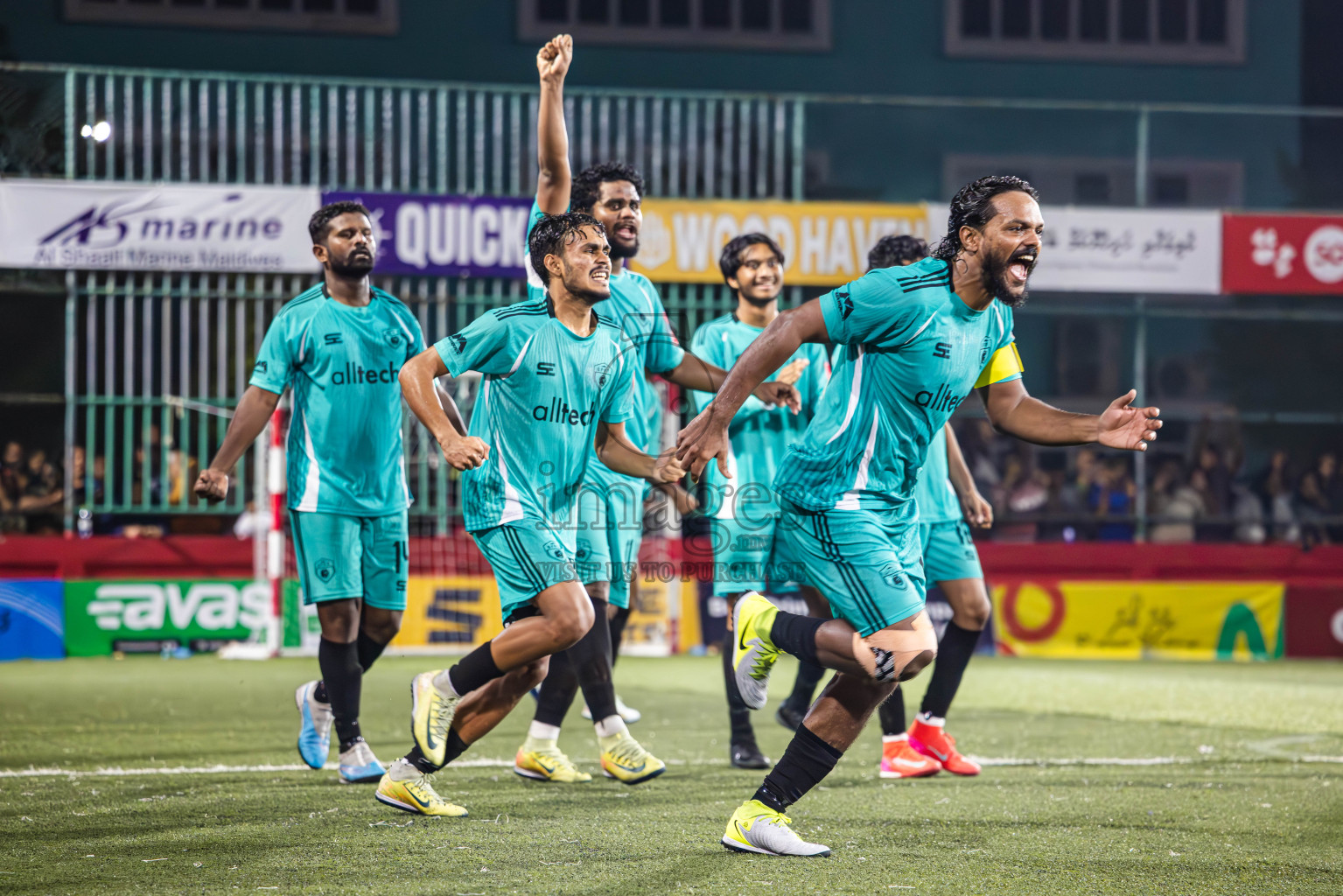 S Hithadhoo vs S Feydhoo in Seenu Atoll Final in Day 24 of Golden Futsal Challenge 2025 was held on Tuesday , 28th January 2025, in Hulhumale', Maldives. Photos: Abdulla Abeed / images.mv