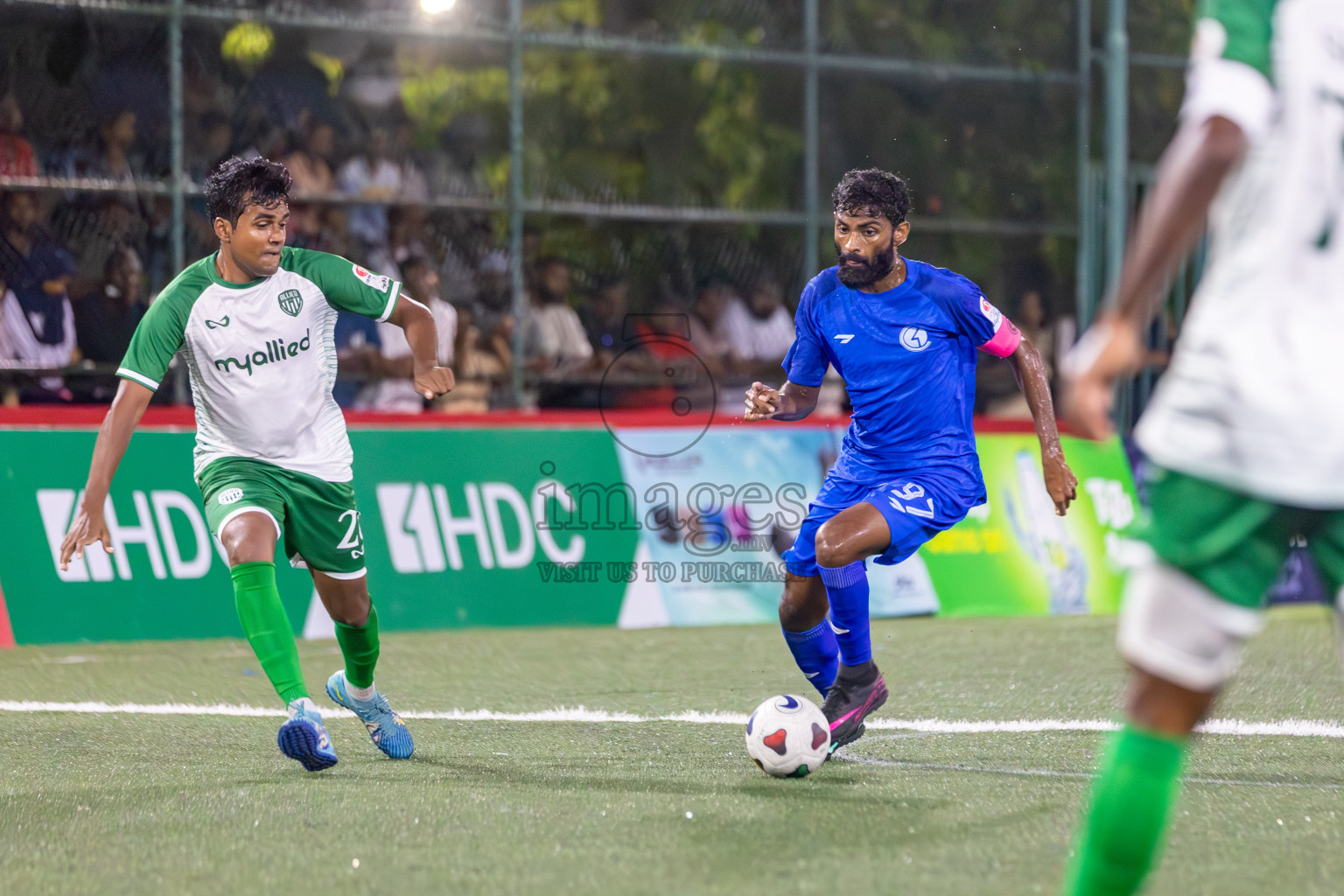 Team Allied vs Club HDC in Club Maldives Cup 2024 held in Rehendi Futsal Ground, Hulhumale', Maldives on Friday, 27th September 2024. 
Photos: Hassan Simah / images.mv