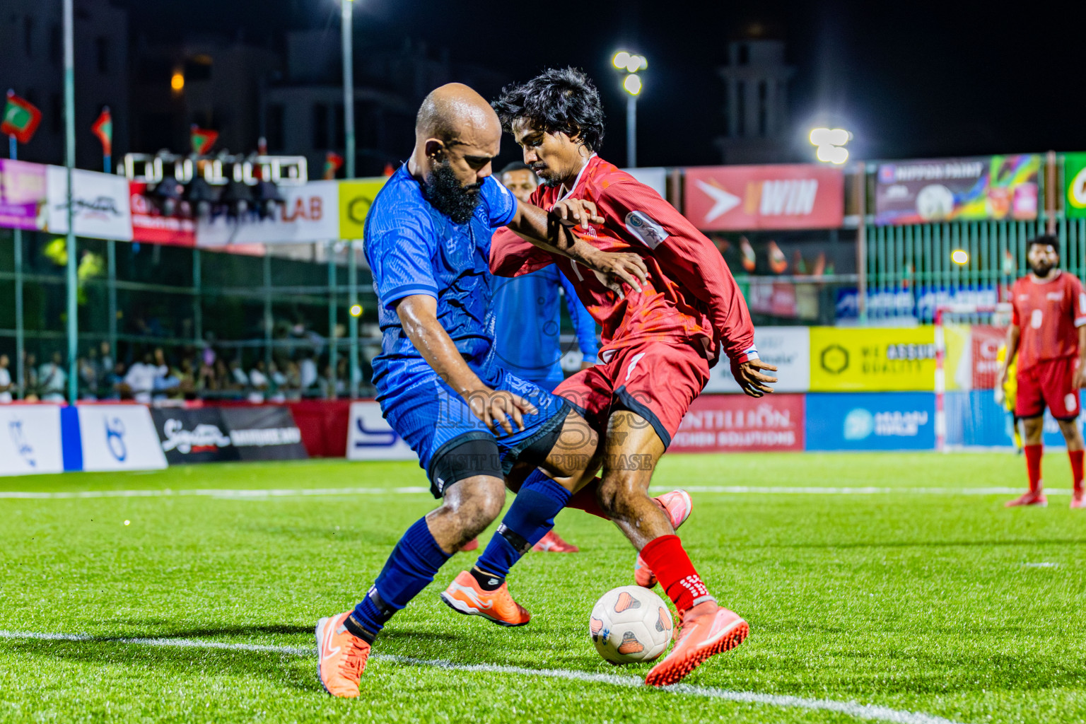 Club Binara vs Finance RC in Quater Finals of Club Maldives Cup Classic 2025 was held in Rehendi Futsal Ground, Hulhumale', Maldives on Saturday, 27th September 2025. Photos: Areef Adam / images.mv