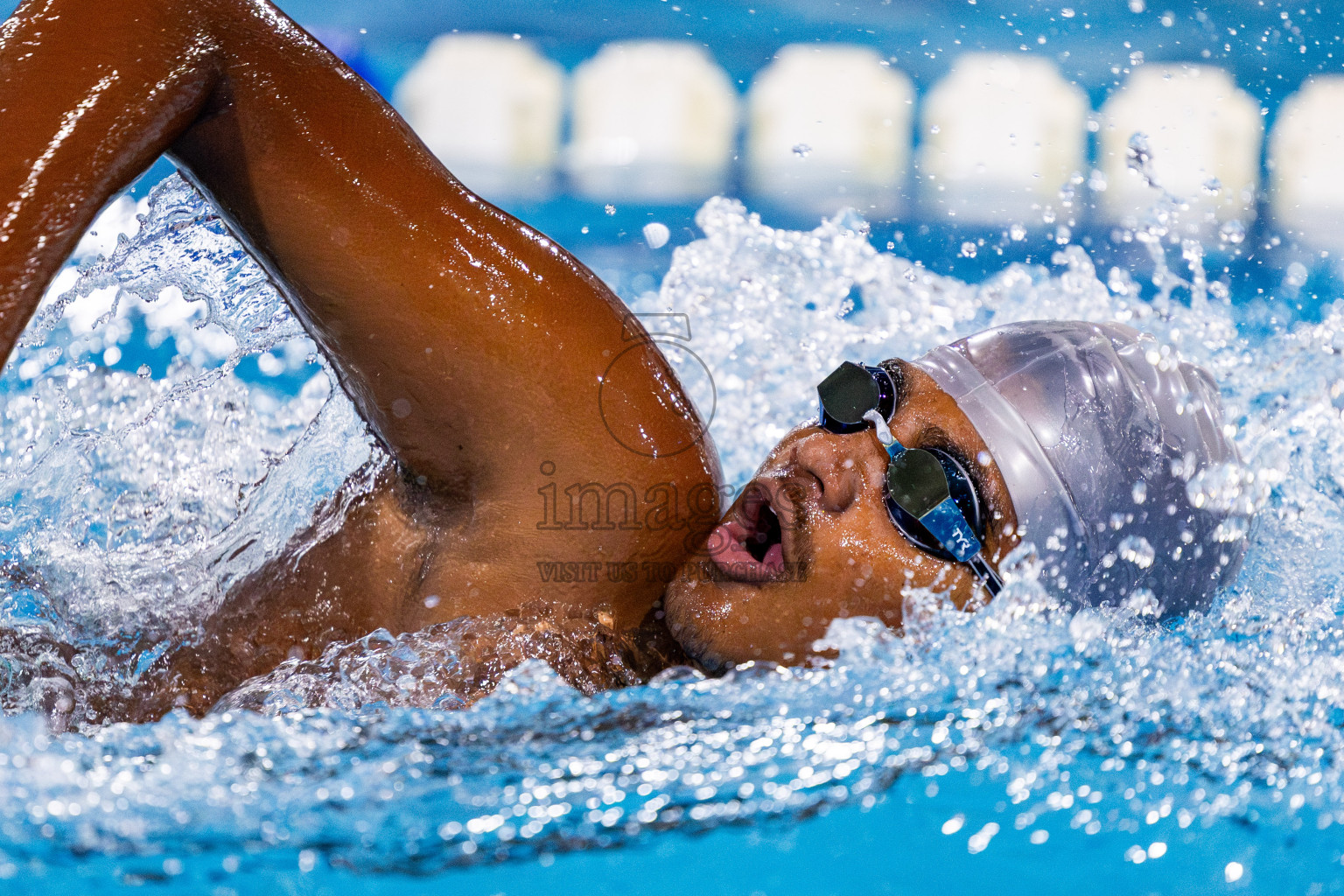 Day 3 of National Swimming Competition 2024 held in Hulhumale', Maldives on Sunday, 15th December 2024. Photos: Nausham Waheed/ images.mv