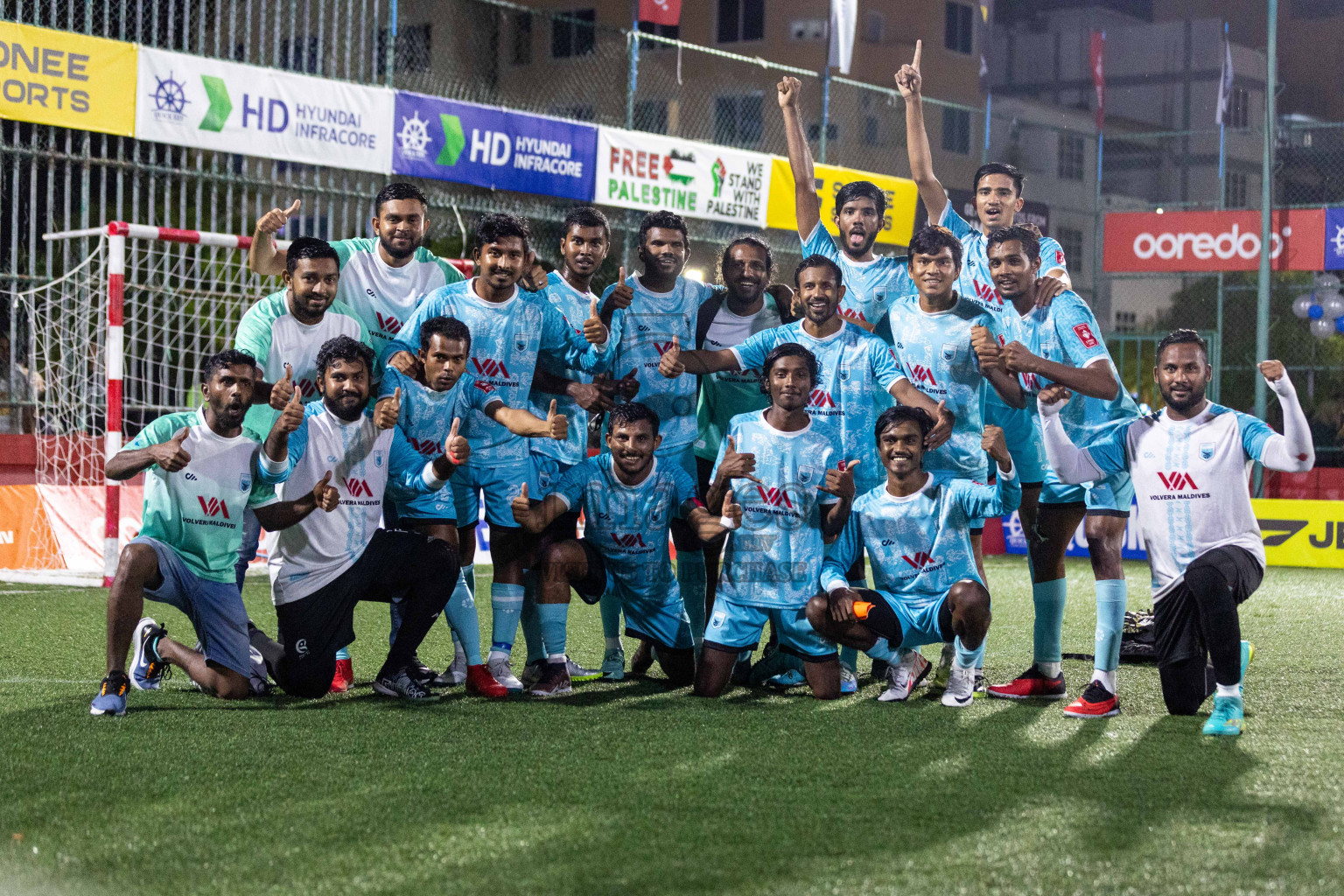 HA Dhidhdhoo vs HA Baarah in Day 17 of Golden Futsal Challenge 2024 was held on Wednesday, 31st January 2024, in Hulhumale', Maldives Photos: Nausham Waheed / images.mv