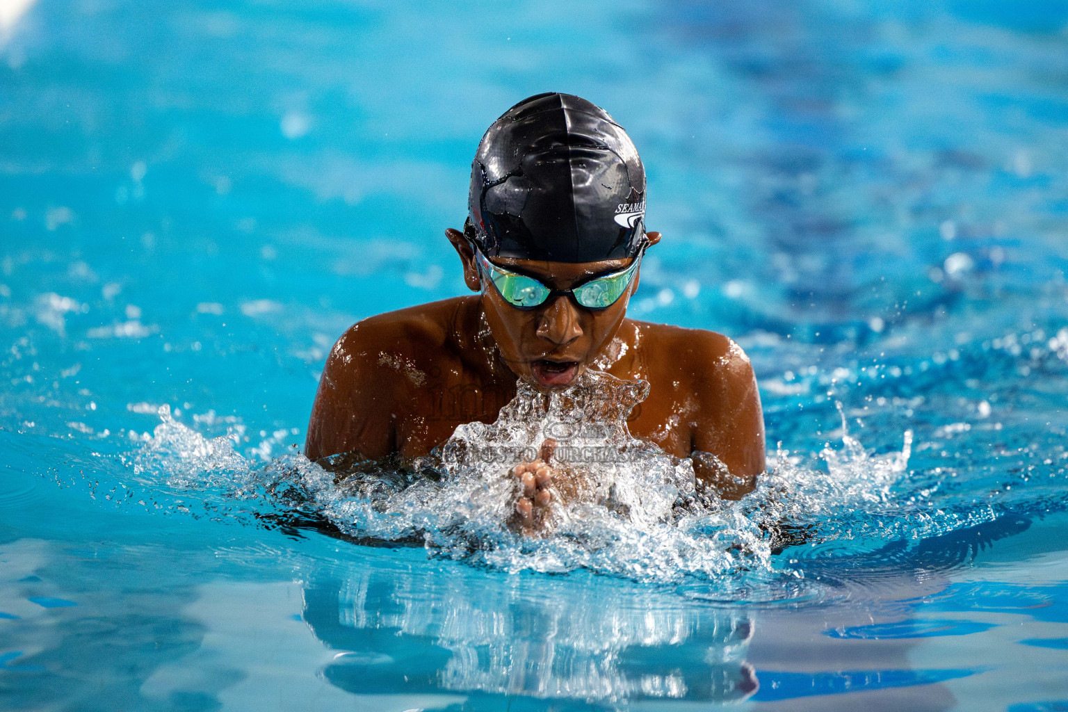 20th Inter-school Swimming Competition 2024 held in Hulhumale', Maldives on Monday, 14th October 2024. 
Photos: Hassan Simah / images.mv