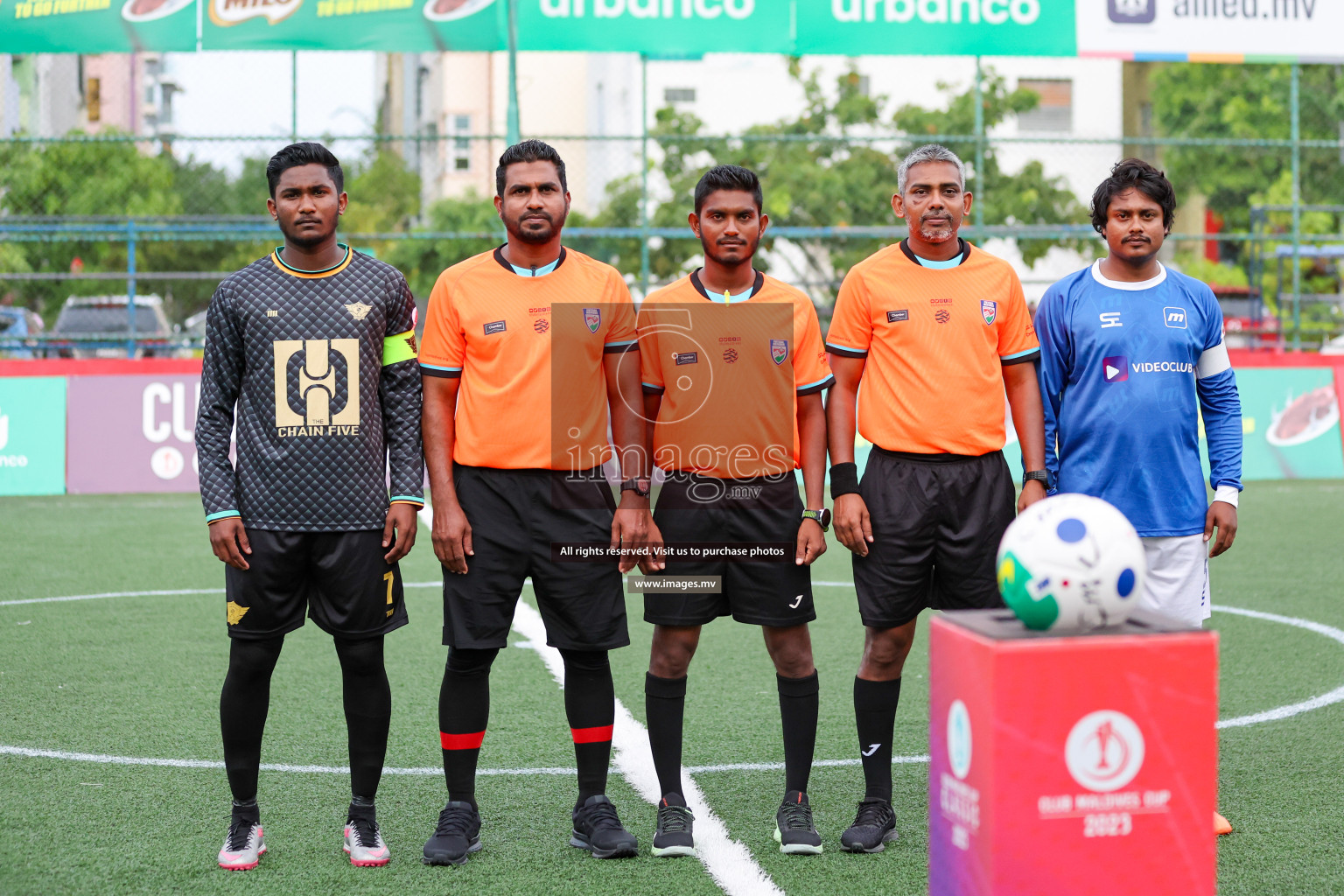 AVSEC vs Medianet in Club Maldives Cup 2023 held in Hulhumale, Maldives, on Sunday, 30th July 2023 Photos: Nausham Waheed / images.mv