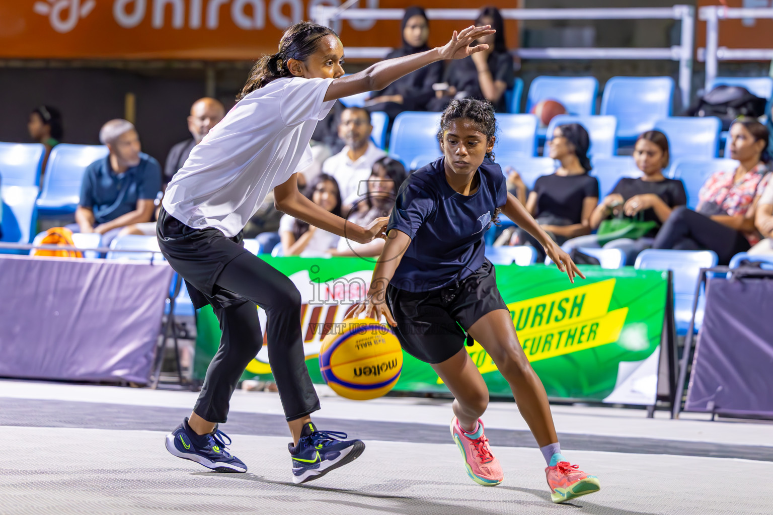 Day 3 of MILO Ramadan 3x3 Challenge 2024 was held in Ekuveni Outdoor Basketball Court at Male', Maldives on Thursday, 14th March 2024.
Photos: Ismail Thoriq / images.mv