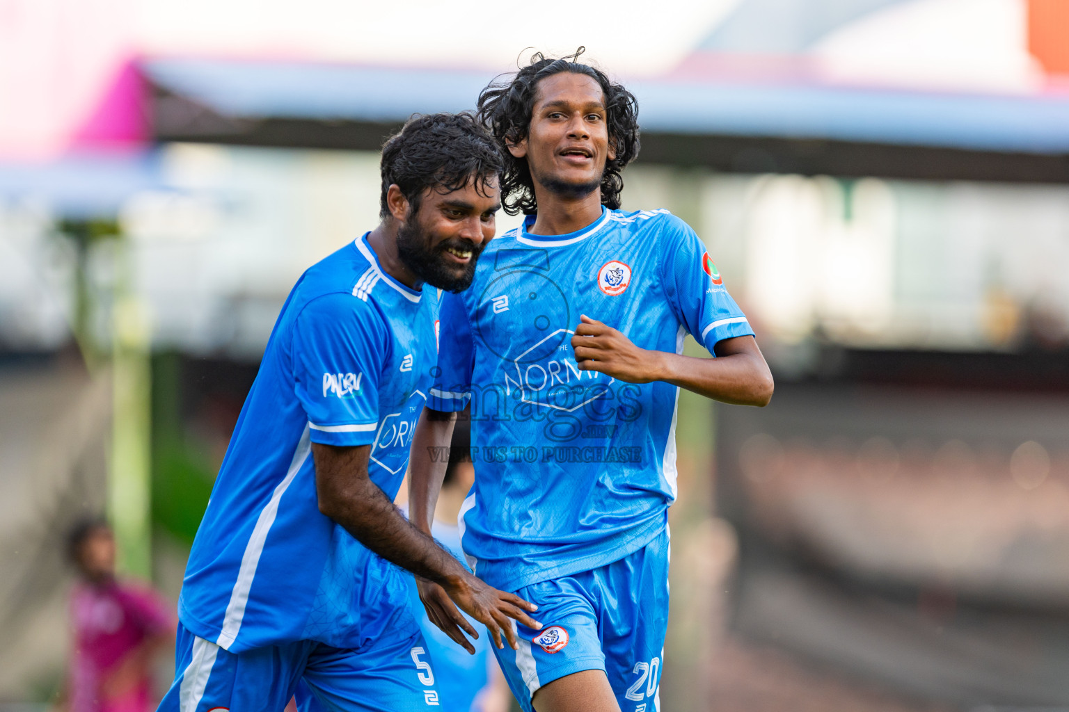 Man Ode SC vs B G Sports Club in the Quarter Final of Second Division 2023 in Male' Maldives on Monday, 5th February 2023. Photos: Nausham Waheed / images.mv