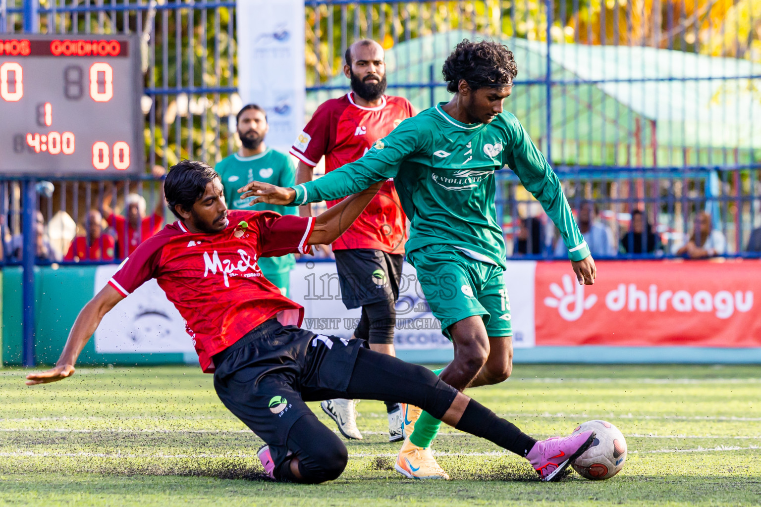 Maalhos vs Goidhoo in Day 6 of Better in Baa Futsal Fiesta 2025 Men's division held in B. Eydhafushi, Maldives on Monday, 10th November 2025. Photos: Nausham Waheed / images.mv