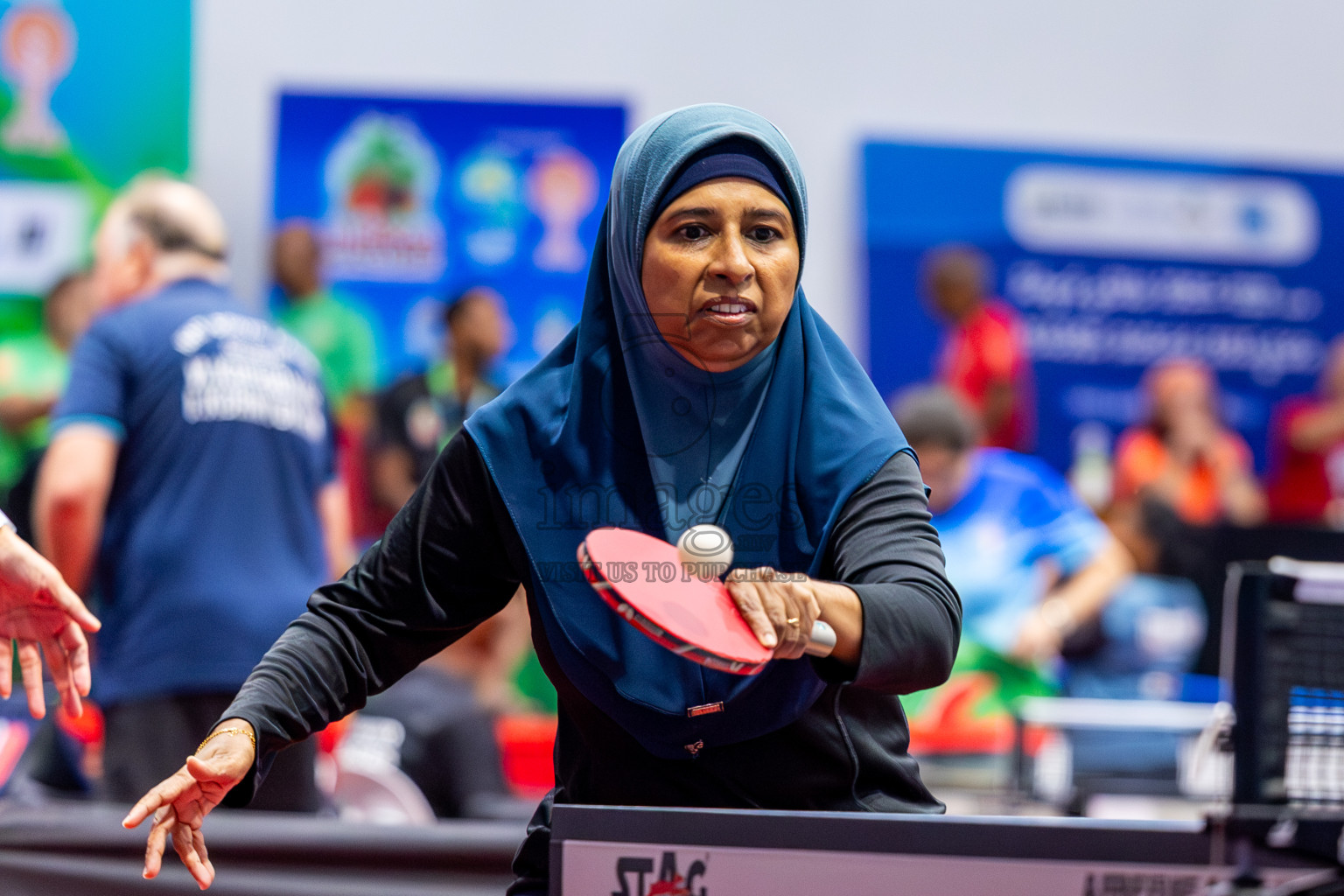 Day 3 of 1st Thoddoo Masters Table Tennis Tournament was held on Saturday, 23rd August 2025 in AA Thoddoo, Maldives. Photos: Nausham Waheed / images.mv