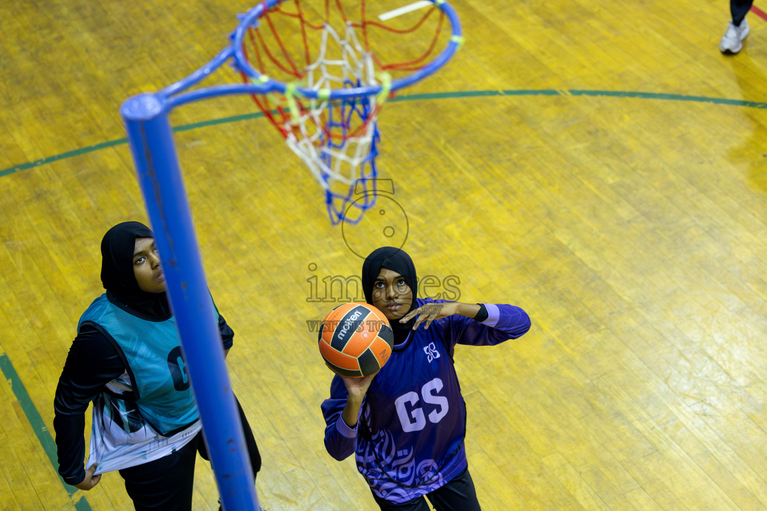 Day 13 of 25th Inter-School Netball Tournament was held in Social Center at Male', Maldives on Saturday, 24th August 2024. Photos: Mohamed Mahfooz Moosa / images.mv