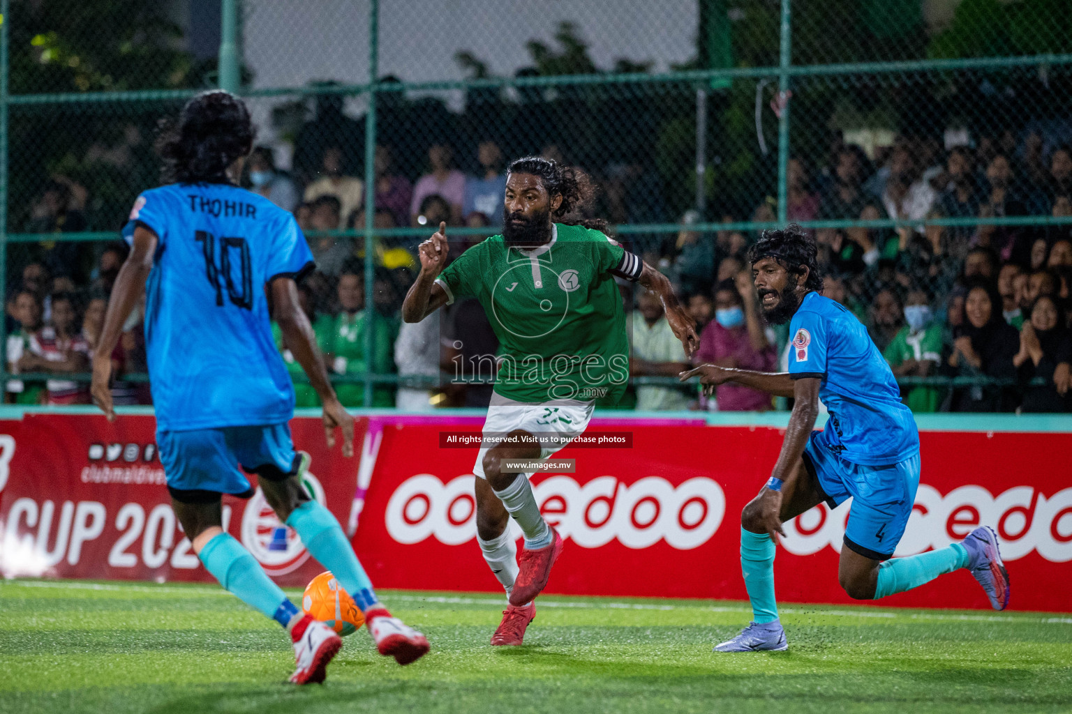 Team FSM vs Club HDC in the Quarter Finals of Club Maldives 2021 held at Hulhumale;, on 12th December 2021 Photos: Ismail Thoriq / images.mv