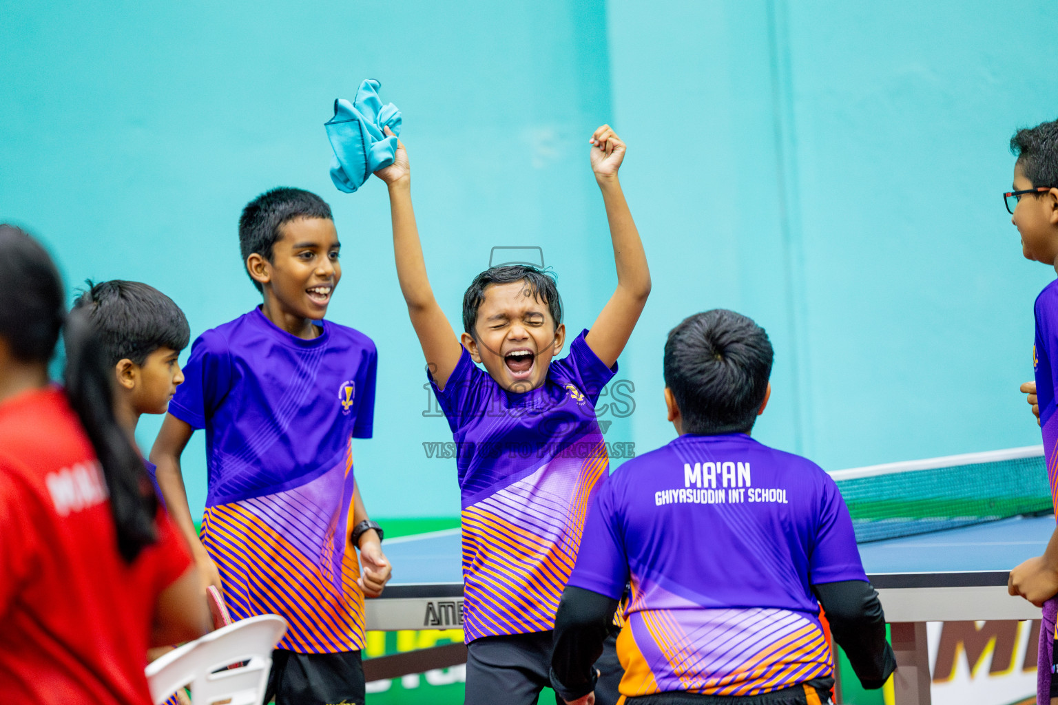 Day 6 of Interschool Table Tennis Tournament 2025 held at Male' TT Hall, Male', Maldives on Tuesday, 20th May 2025.
Photos by: Ismail Thoriq / images.mv