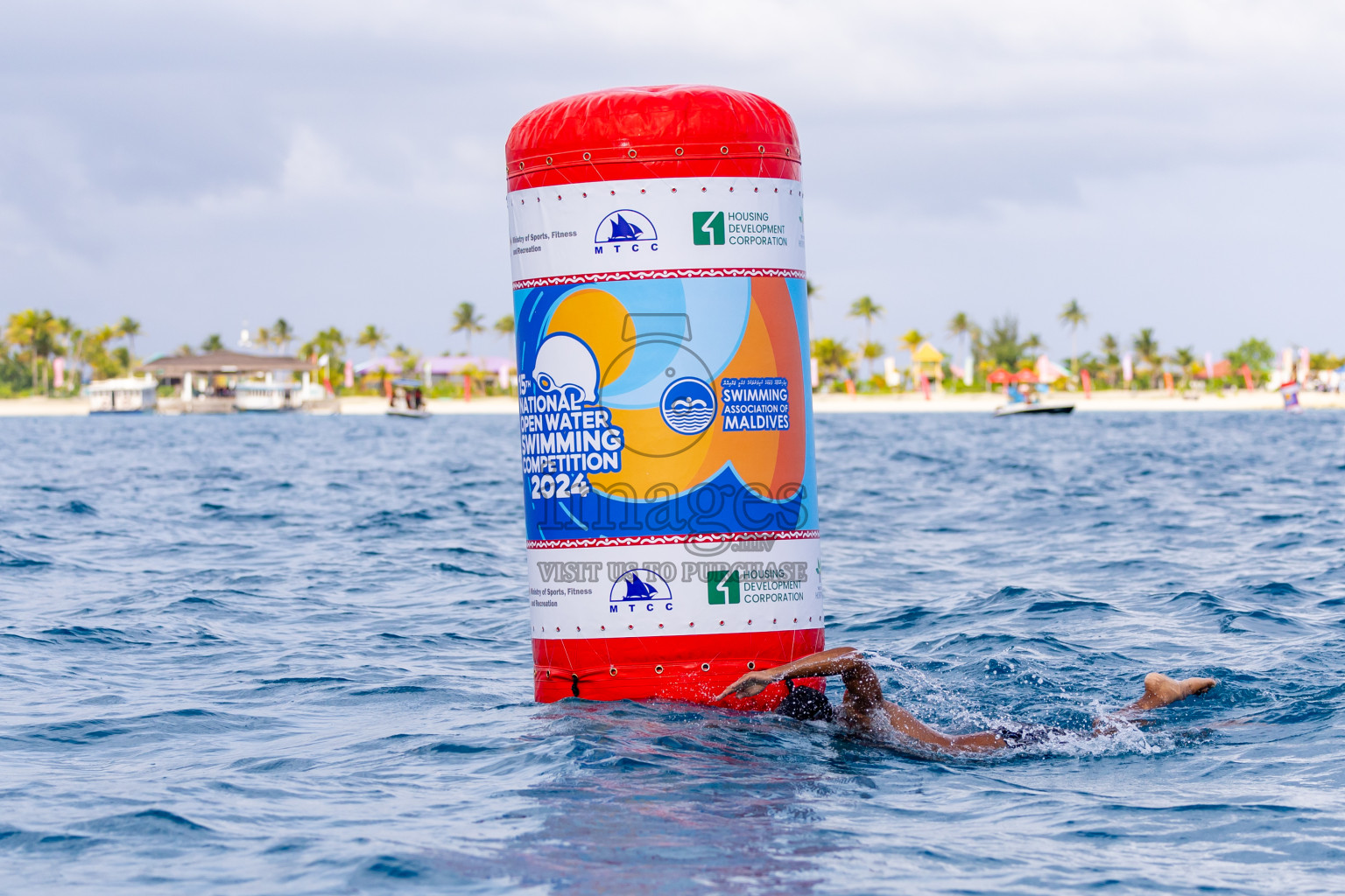 15th National Open Water Swimming Competition 2024 held in Kudagiri Picnic Island, Maldives on Saturday, 28th September 2024. Photos: Nausham Waheed / images.mv