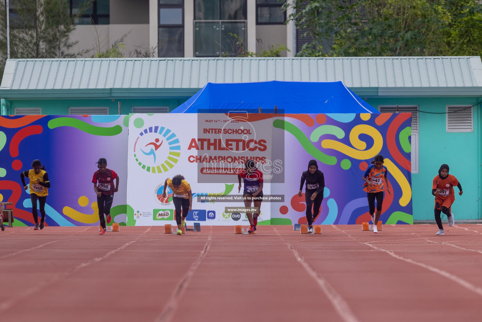 Day two of Inter School Athletics Championship 2023 was held at Hulhumale' Running Track at Hulhumale', Maldives on Sunday, 15th May 2023. Photos: Shuu/ Images.mv