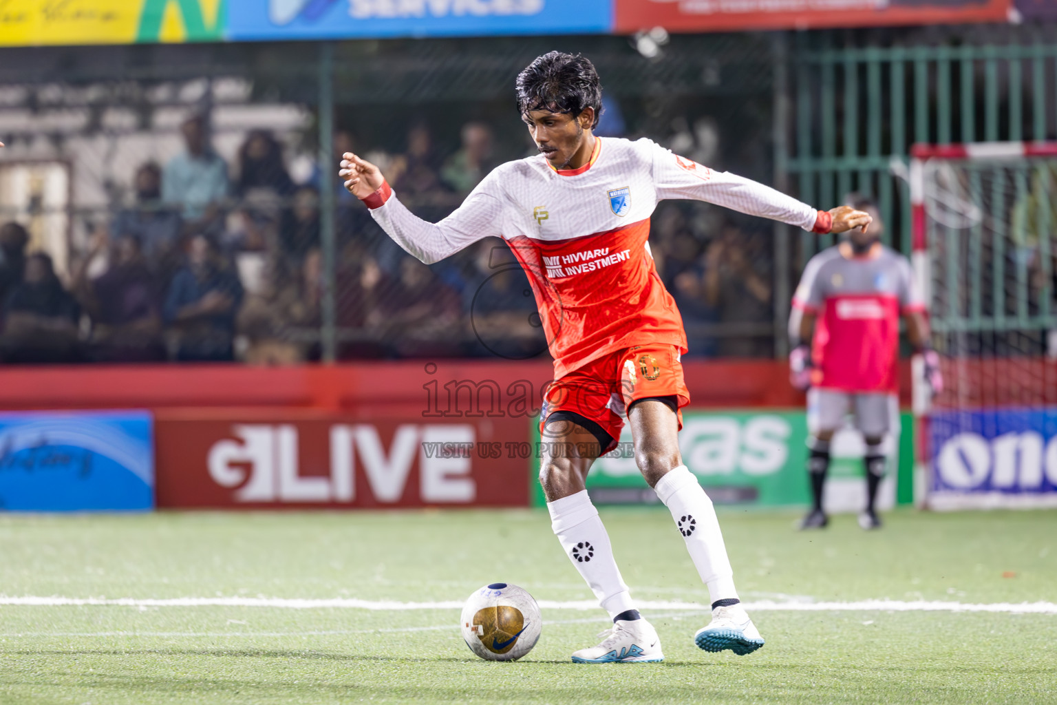 AA Mathiveri vs AA Rasdhoo in Day 15 of Golden Futsal Challenge 2025 was held on Sunday, 19th January 2025, in Hulhumale', Maldives. Photos: Ismail Thoriq / images.mv