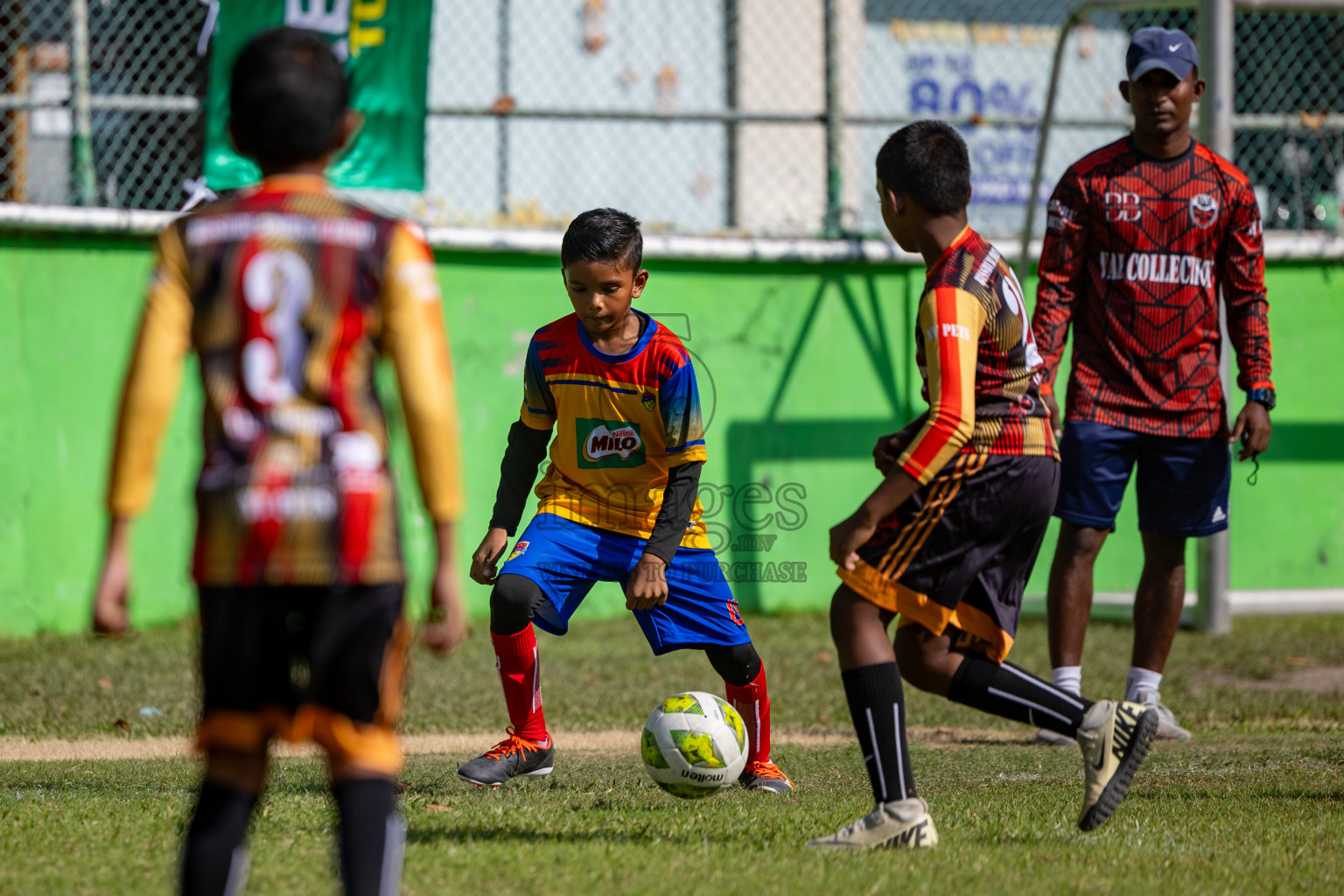 Day 2 of MILO Academy Championship 2025 was held on Friday, 14th February 2025 in Henveiru Stadium. 
Photos: Hassan Simah / Images.mv