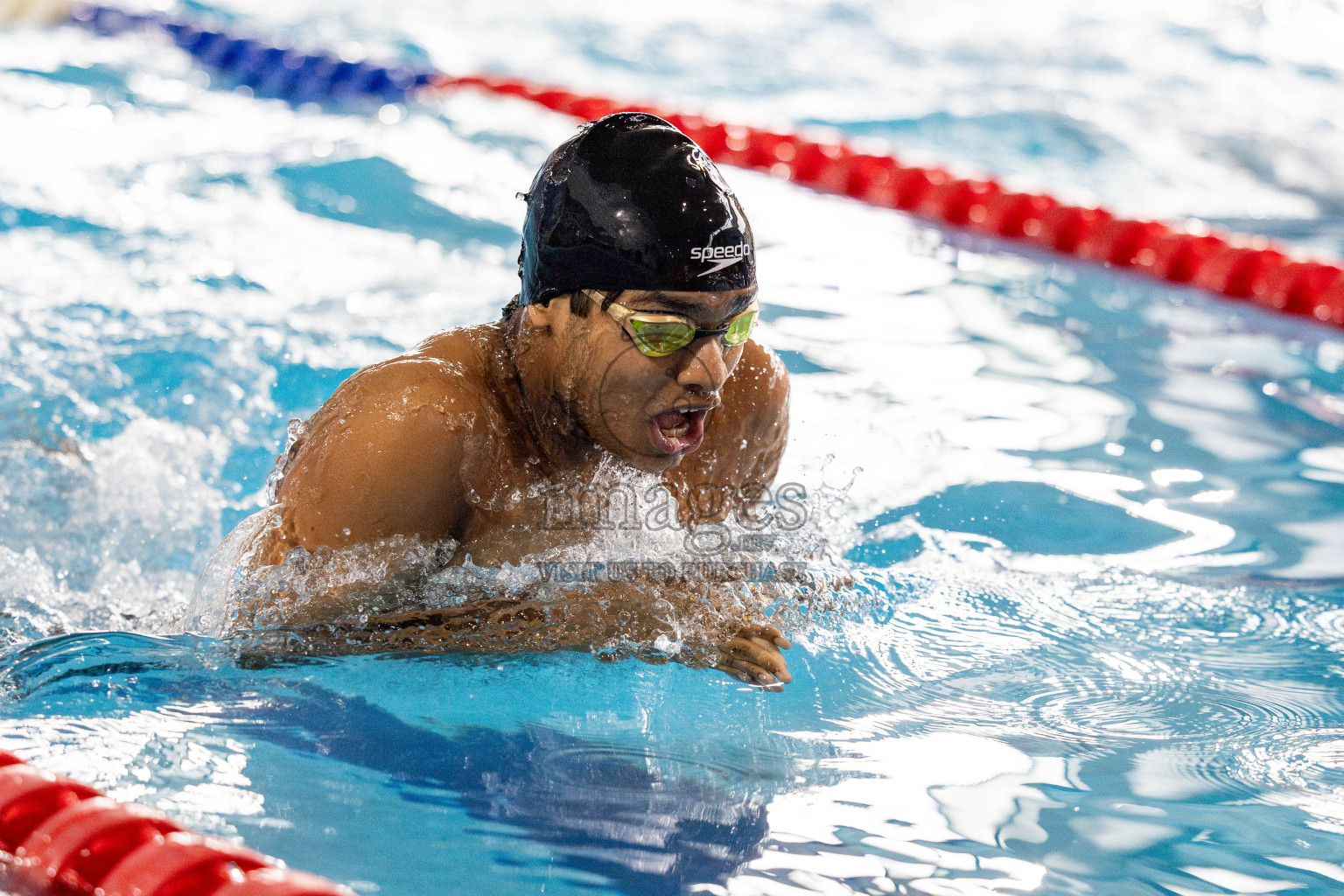 Day 5 of National Swimming Competition 2024 held in Hulhumale', Maldives on Tuesday, 17th December 2024. 
Photos: Hassan Simah / images.mv