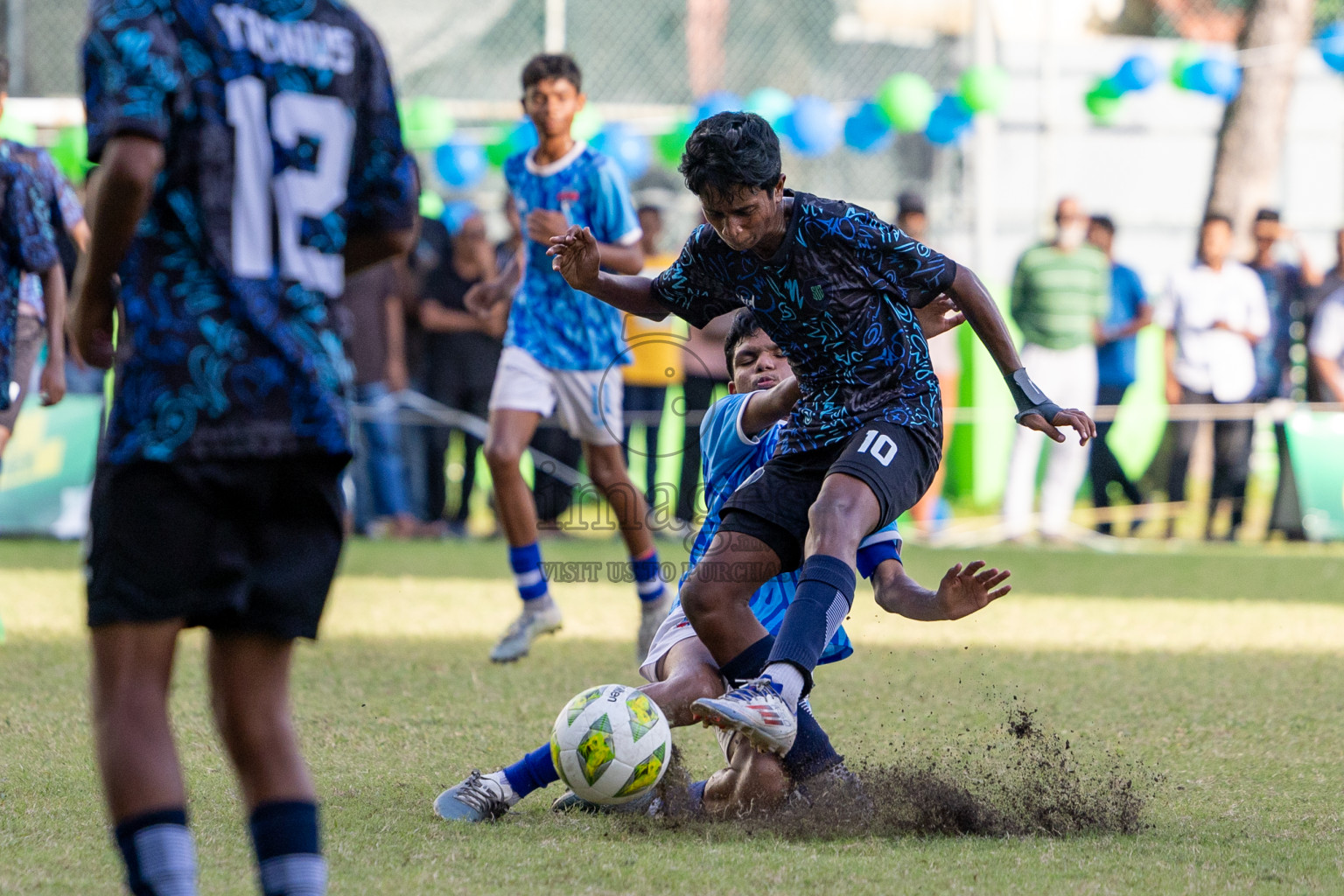 Day 4 of MILO Academy Championship 2024 (U-14) was held in Henveyru Stadium, Male', Maldives on Sunday, 3rd November 2024. Photos: Hassan Simah / Images.mv