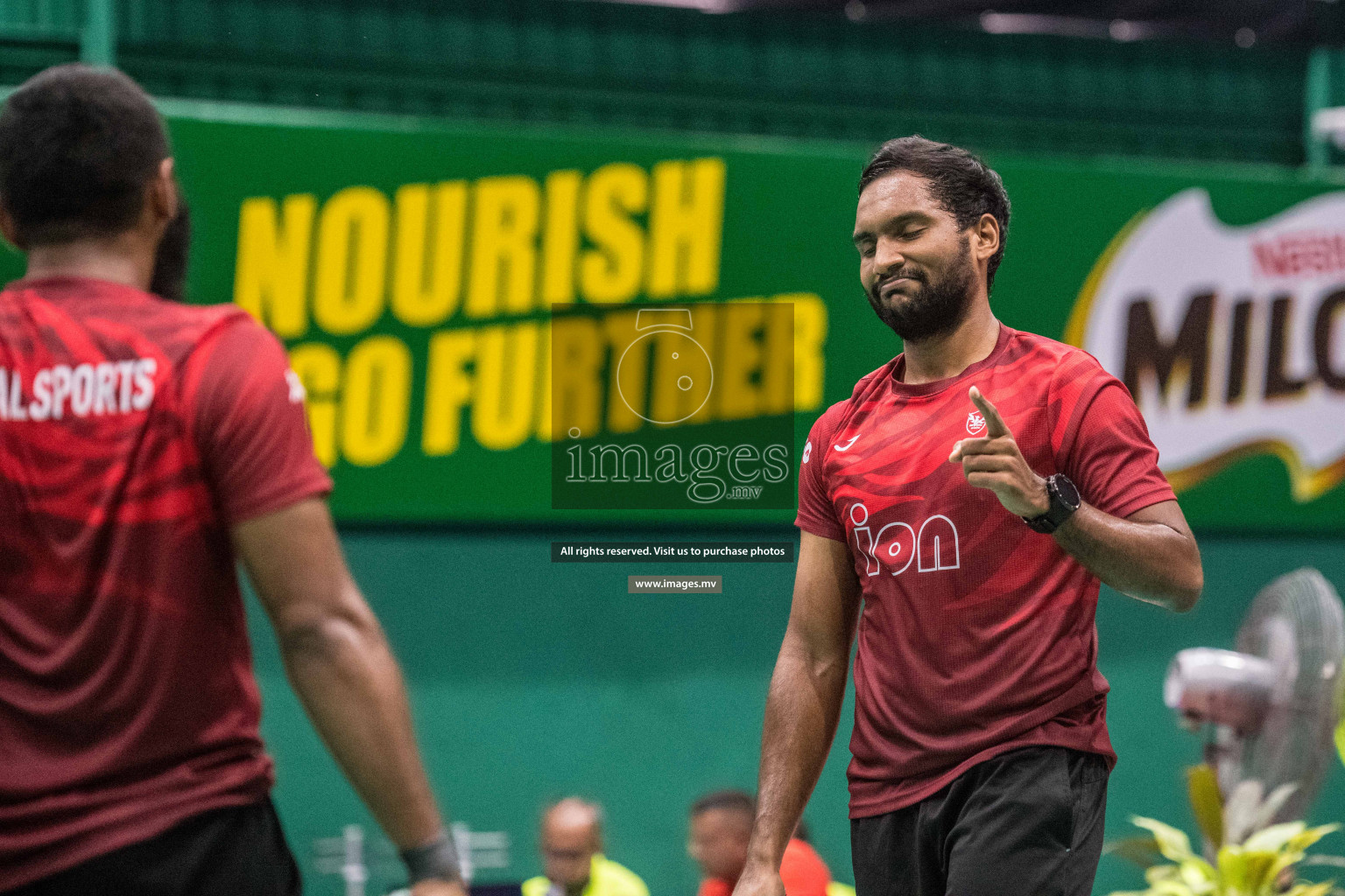 Final of Badminton association mixed group championship 2021 held in Male', Maldives Photos by Nausham Waheed